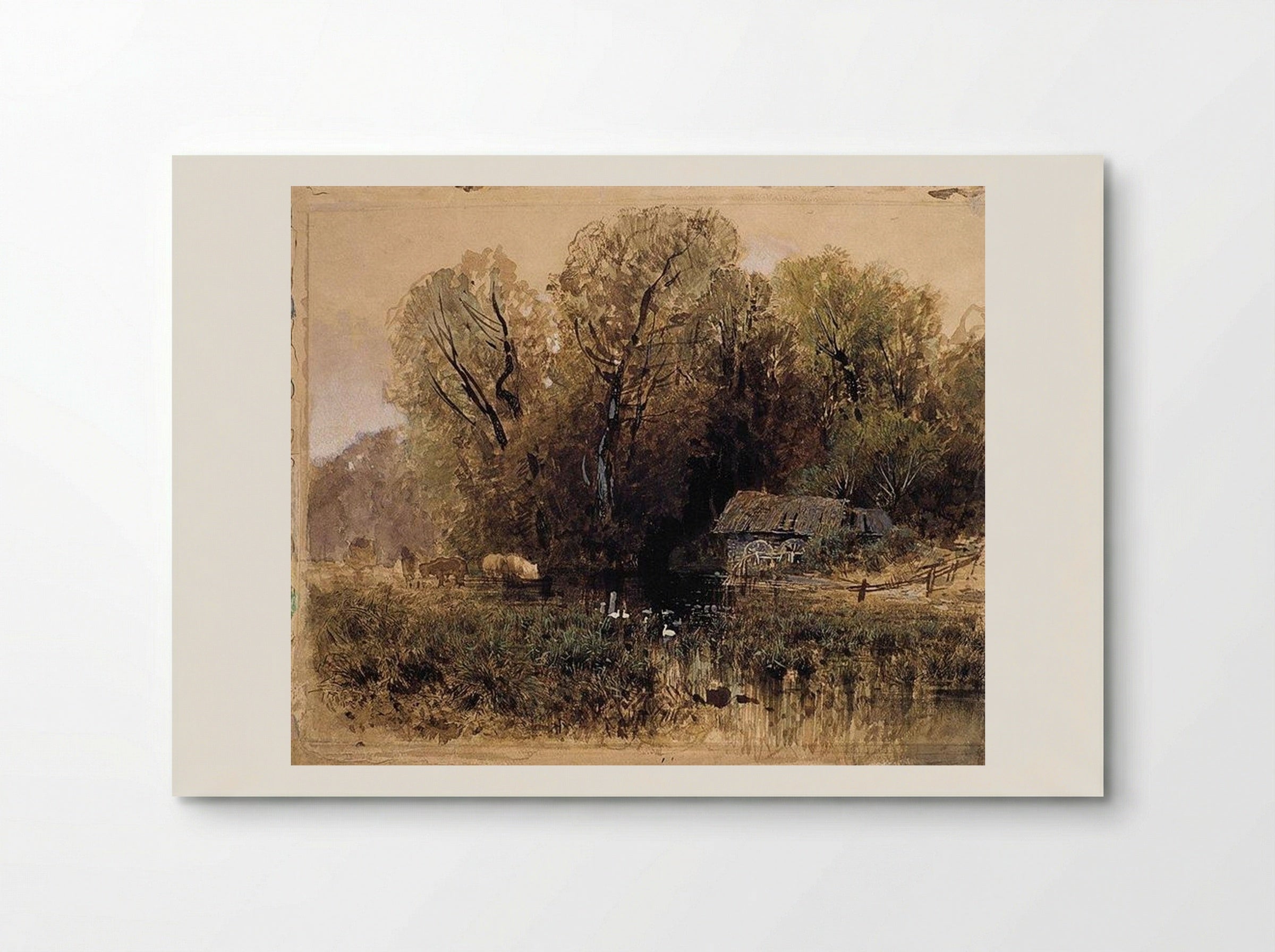 Abandoned Mill - Fyodor Vasilyev - Poster