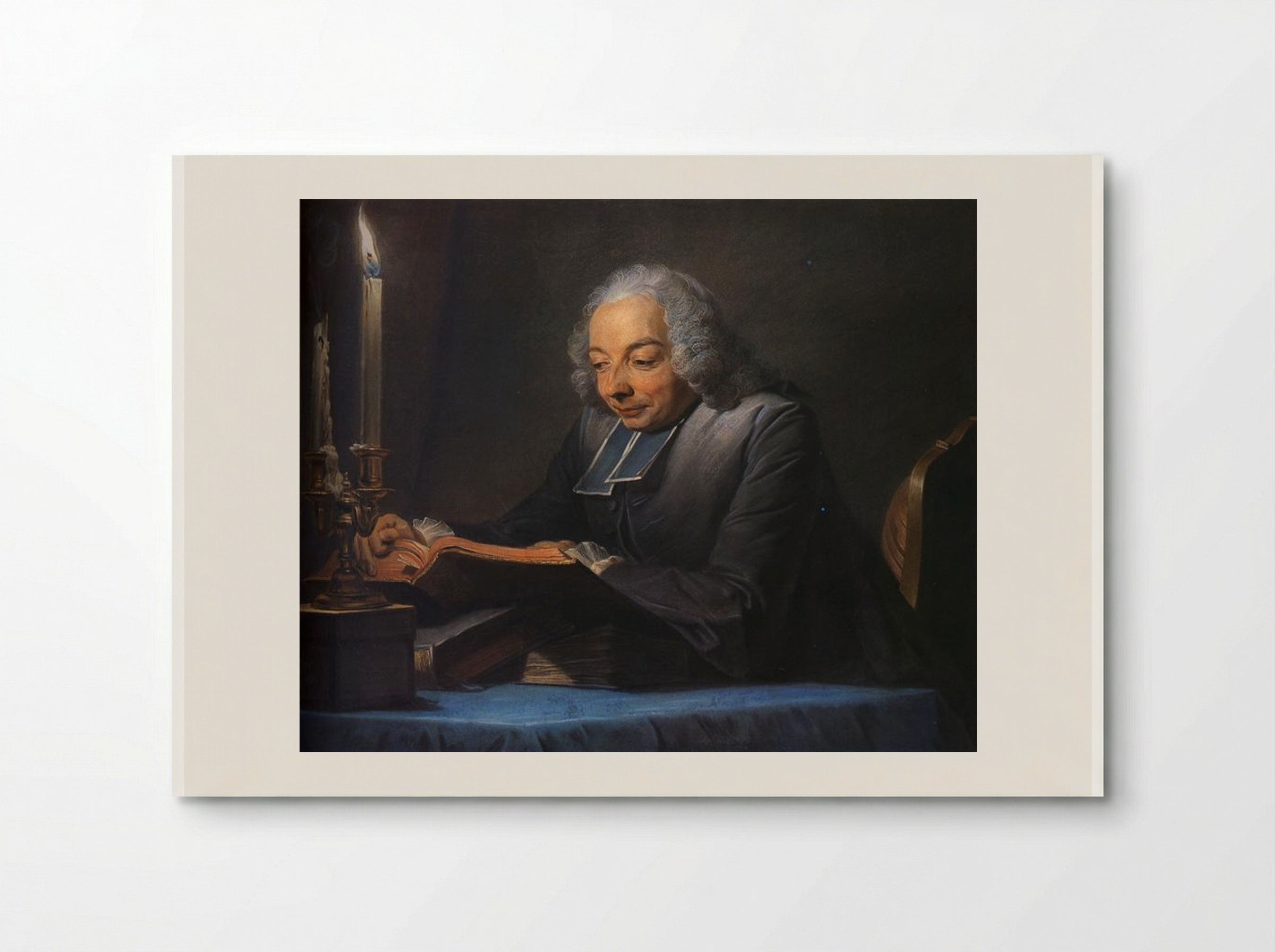 Abbé Jean-Jacques Huber - Maurice Quentin de La Tour - Poster