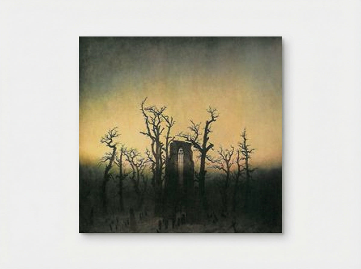 Abbey in the Oakwood - Caspar David Friedrich - Poster