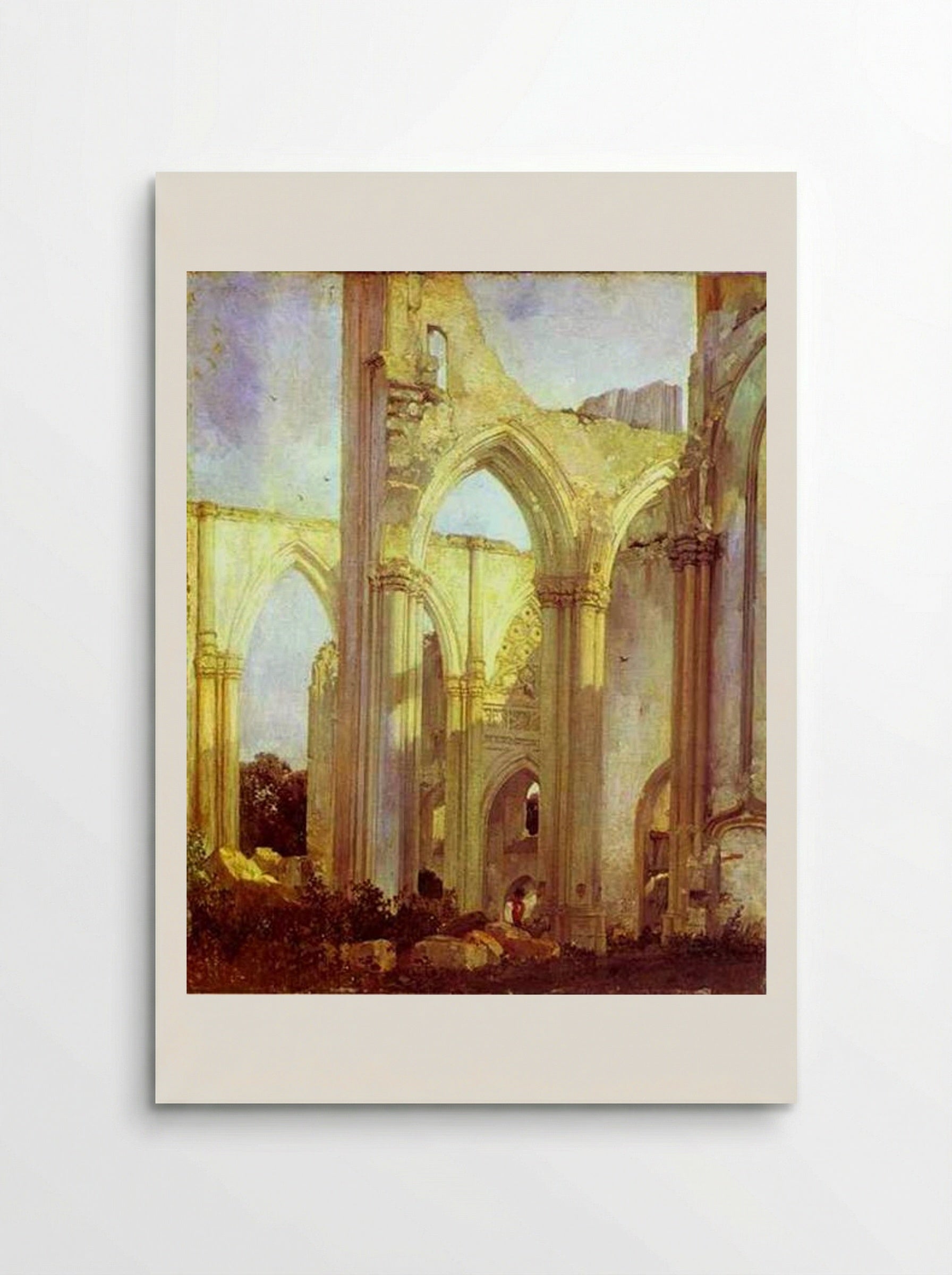 Abbey of Saint-Bertin, Saint-Omer - Richard Parkes Bonington - Poster