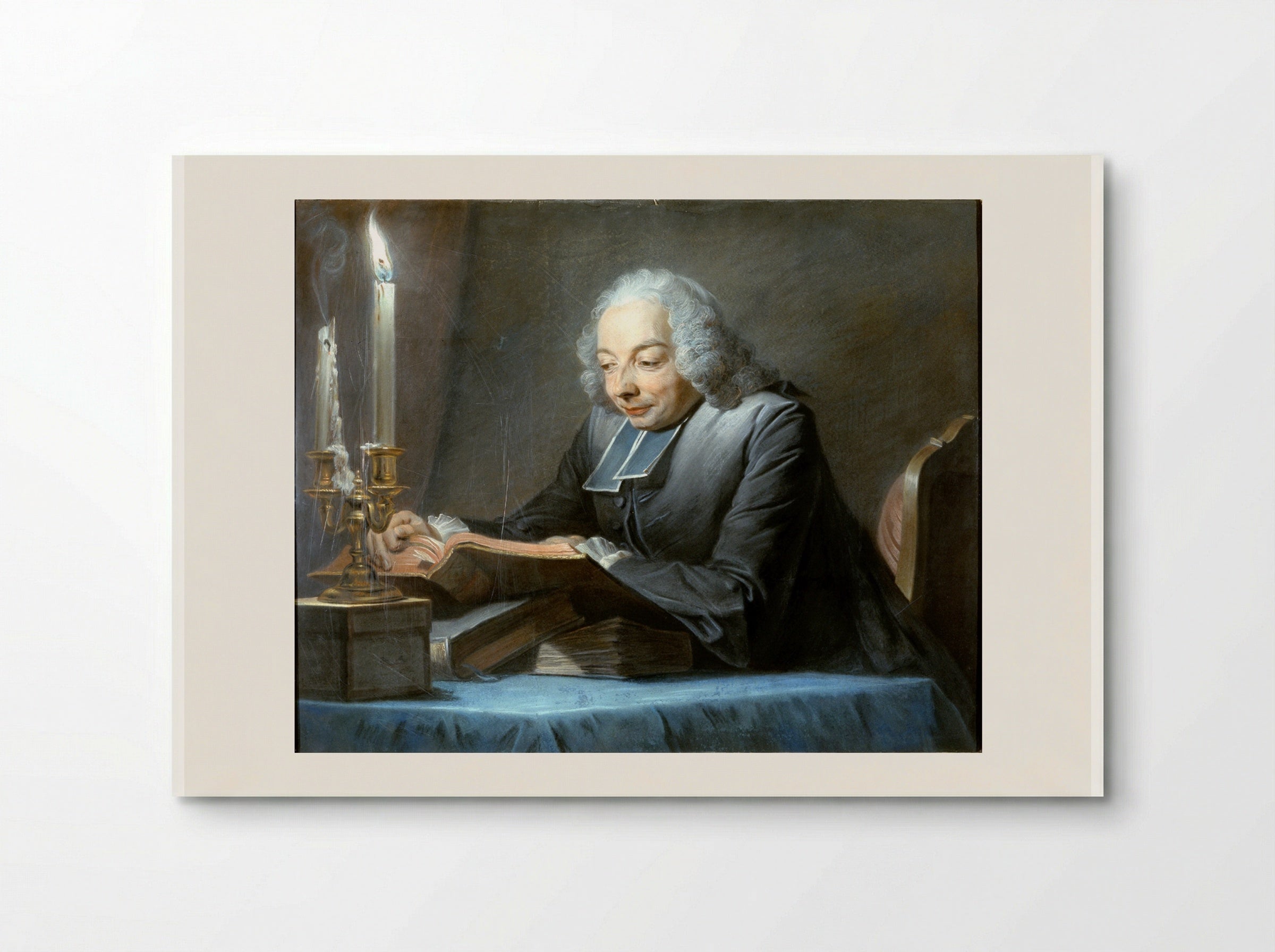 Abbot Jean Jacques Huber - Maurice Quentin de La Tour - Poster