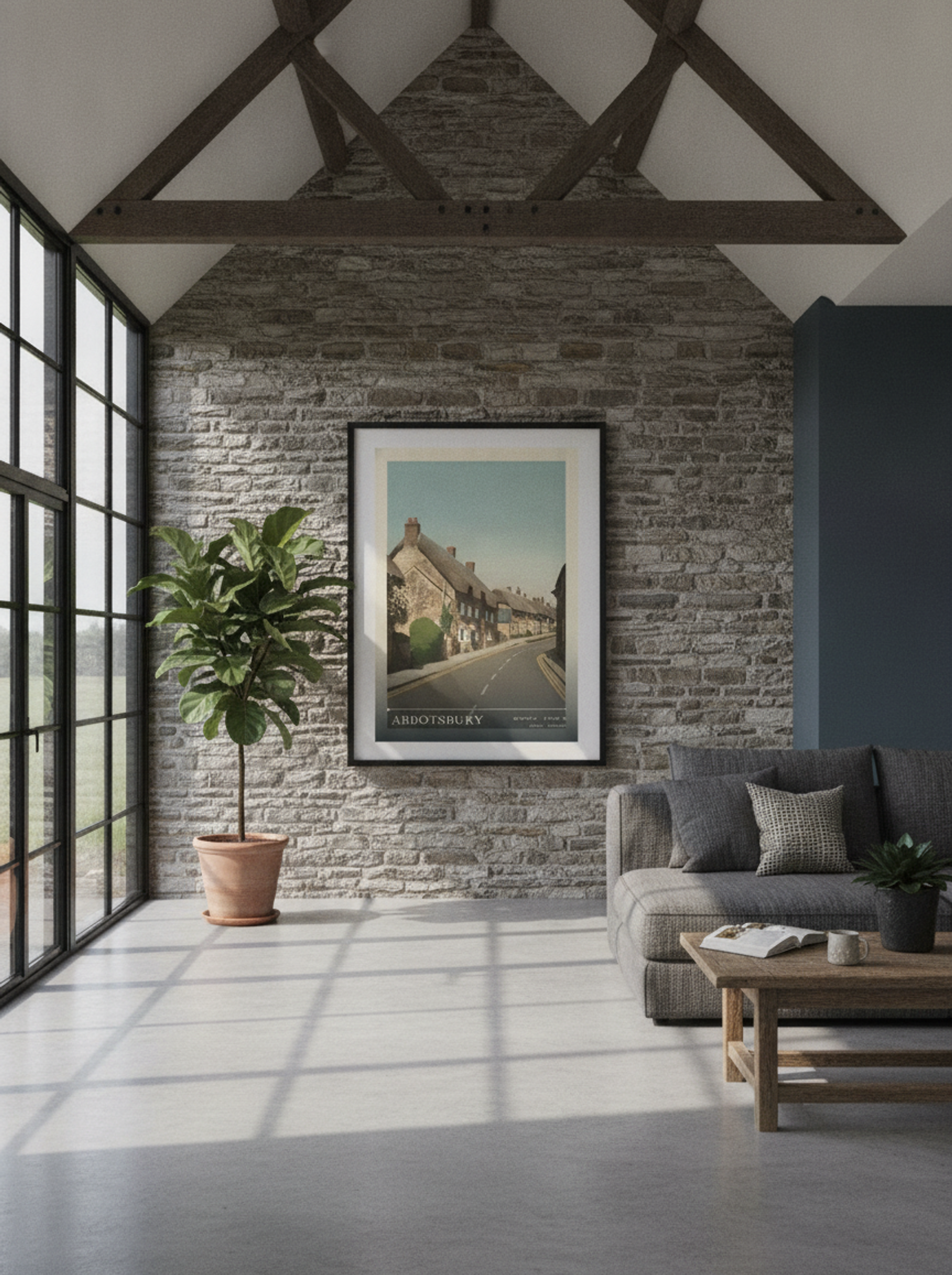 Abbotsbury Dorset England Travel Poster - Lifestyle