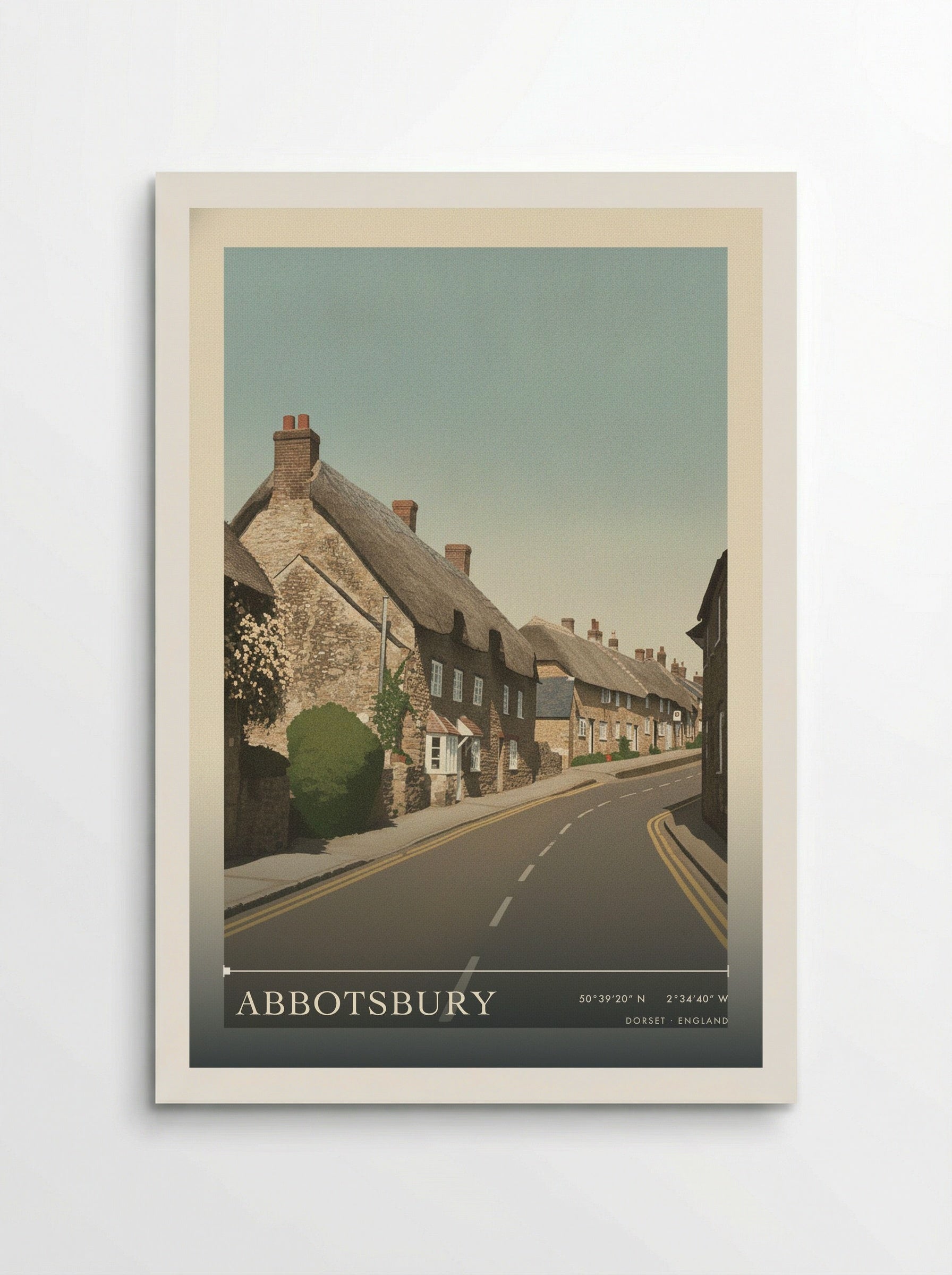 Abbotsbury Dorset England Travel Poster - Poster