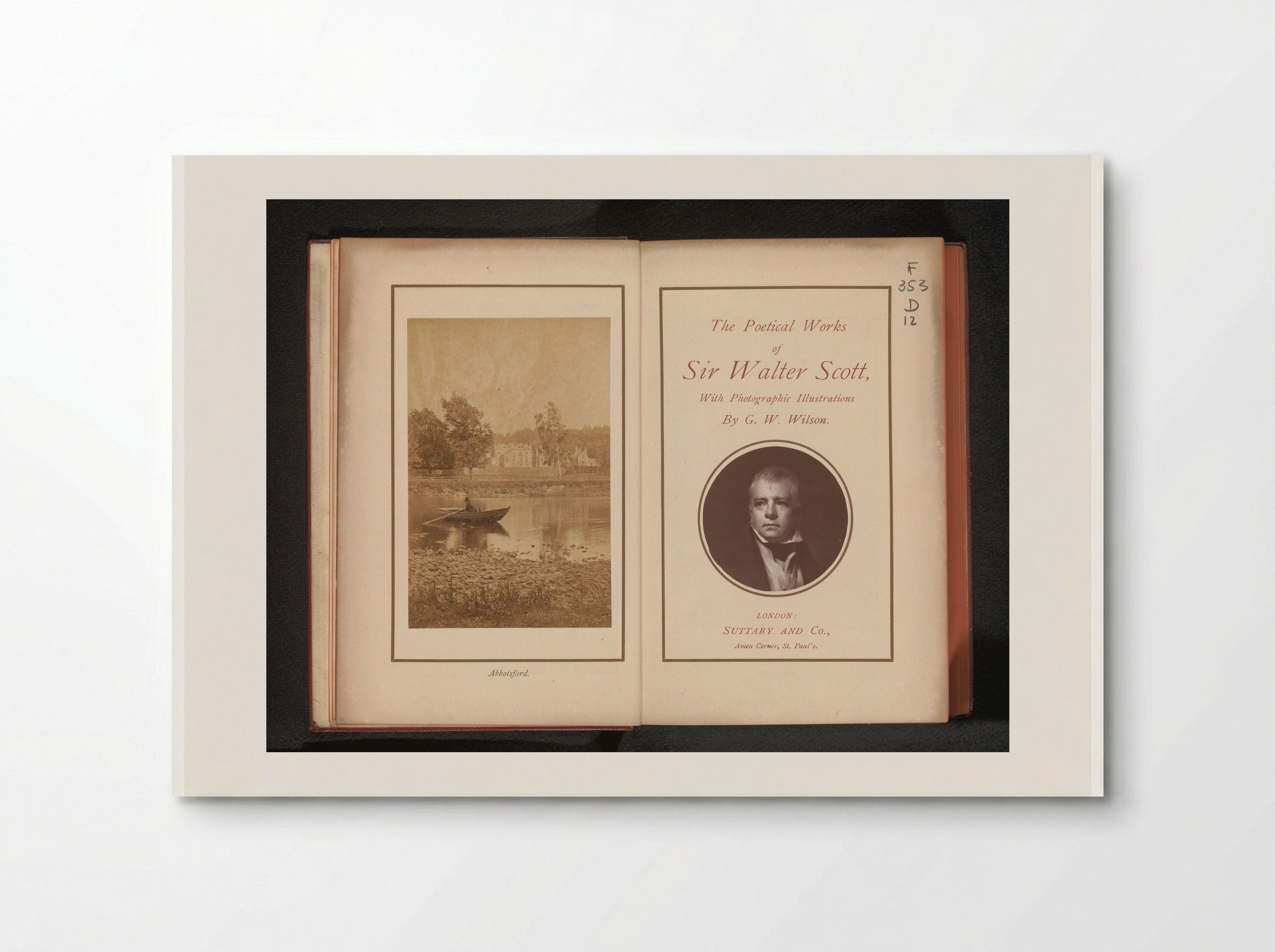Abbotsford House (Photographic Illustration) - George Washington Wilson - Poster