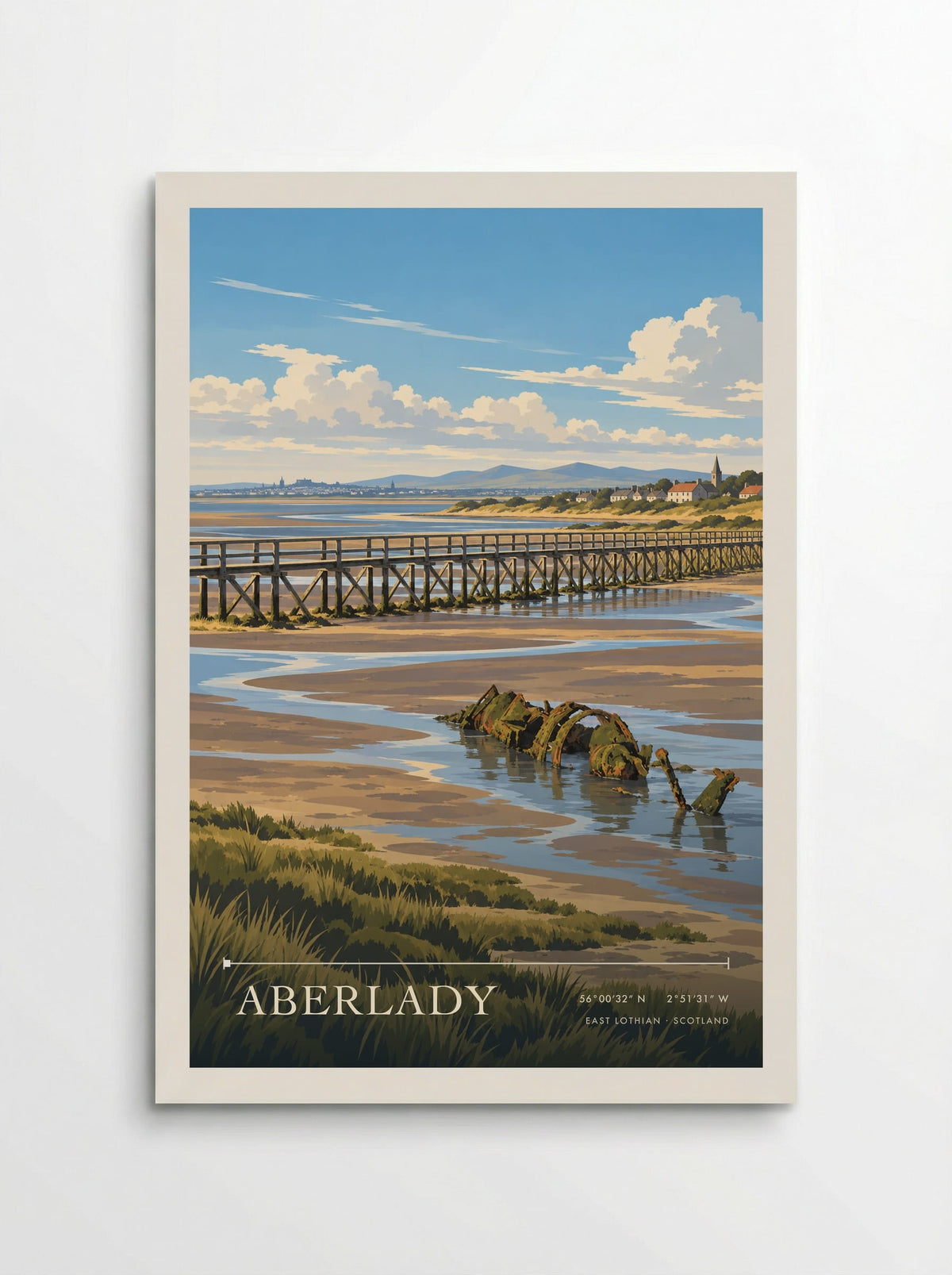 Aberlady, East Lothian | Travel Poster - Poster