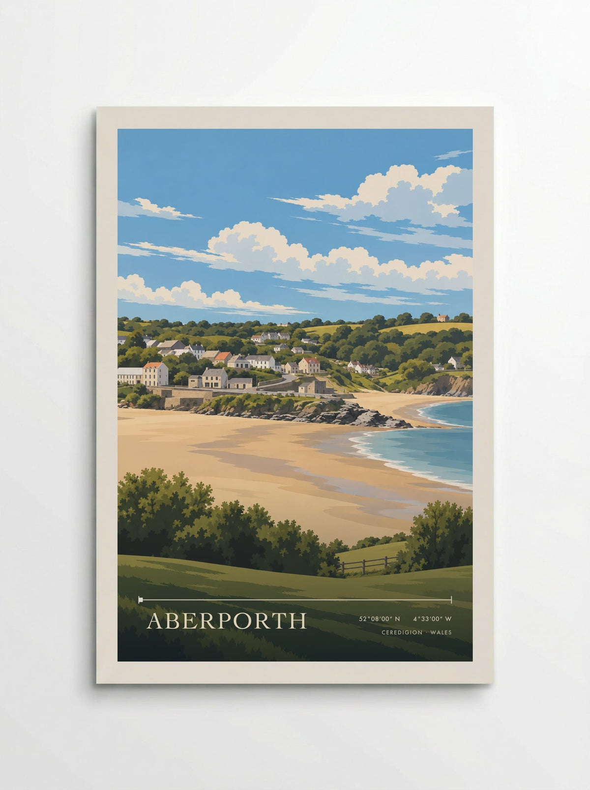 Aberporth, Ceredigion | Travel Poster - Poster