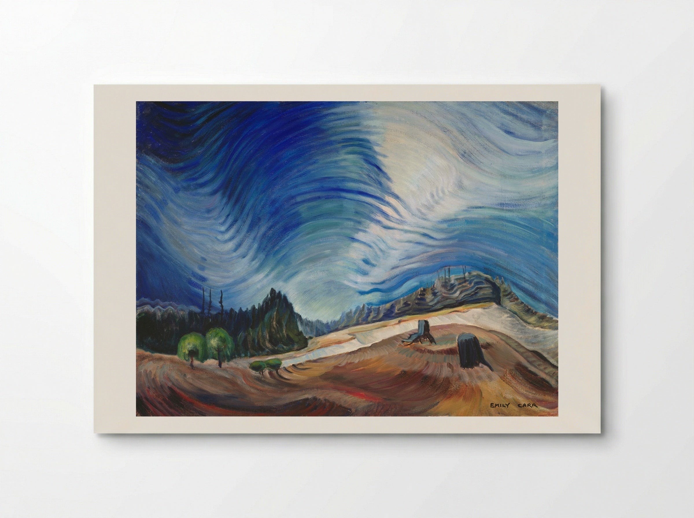 Above the Gravel Pit - Emily Carr - Poster