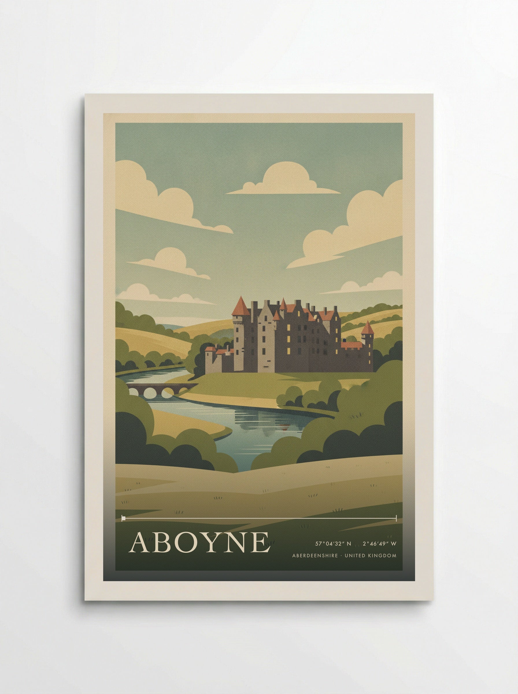 Aboyne Aberdeenshire United Kingdom Travel Poster - Poster