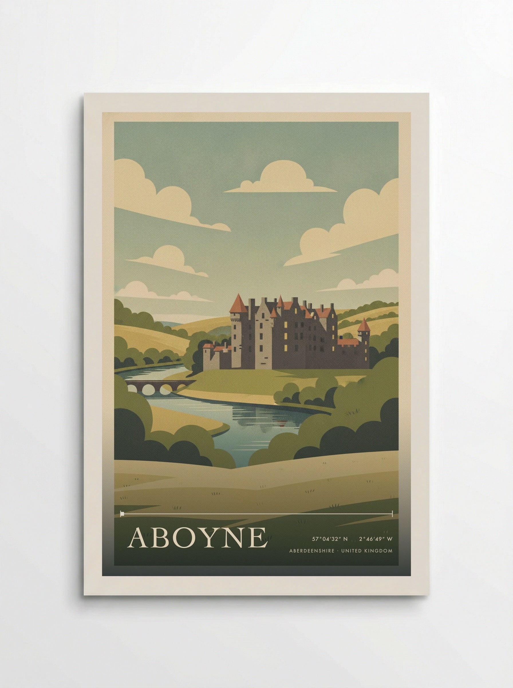 Aboyne Aberdeenshire United Kingdom Travel Poster - Poster