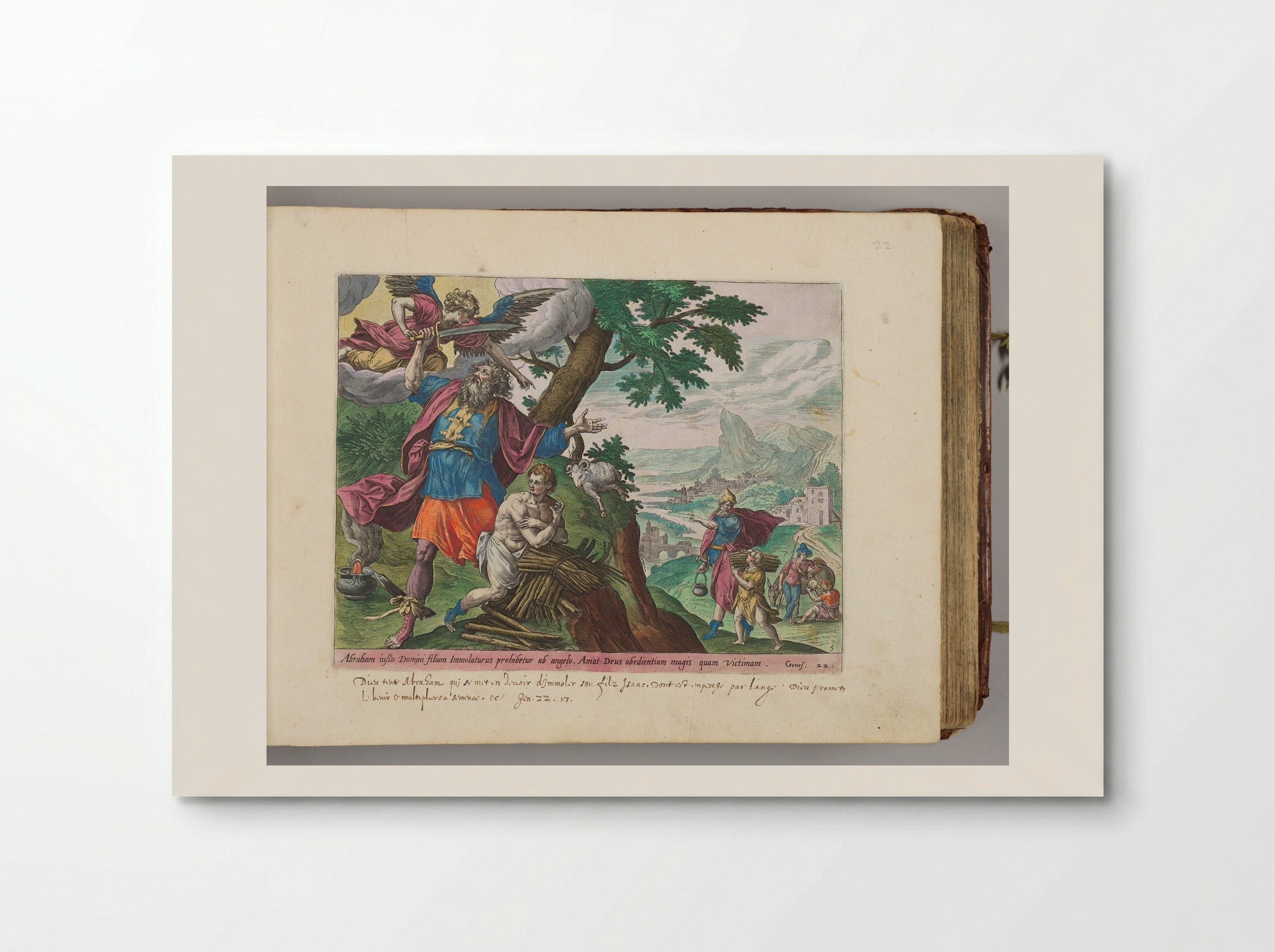 Abraham's Sacrifice of Isaac - Adriaen Collaert - Poster