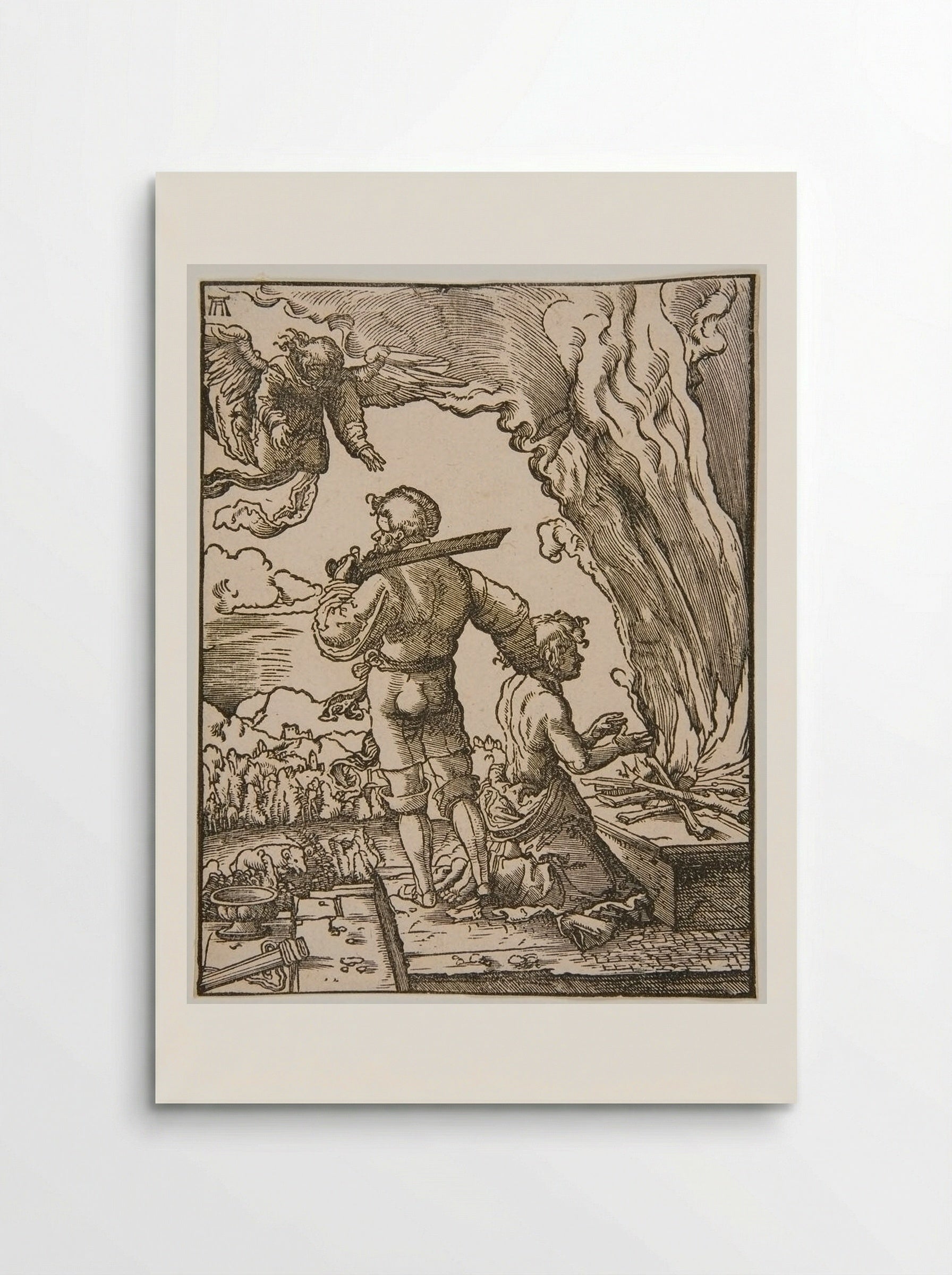 Abraham's Sacrifice - Albrecht Altdorfer - Poster