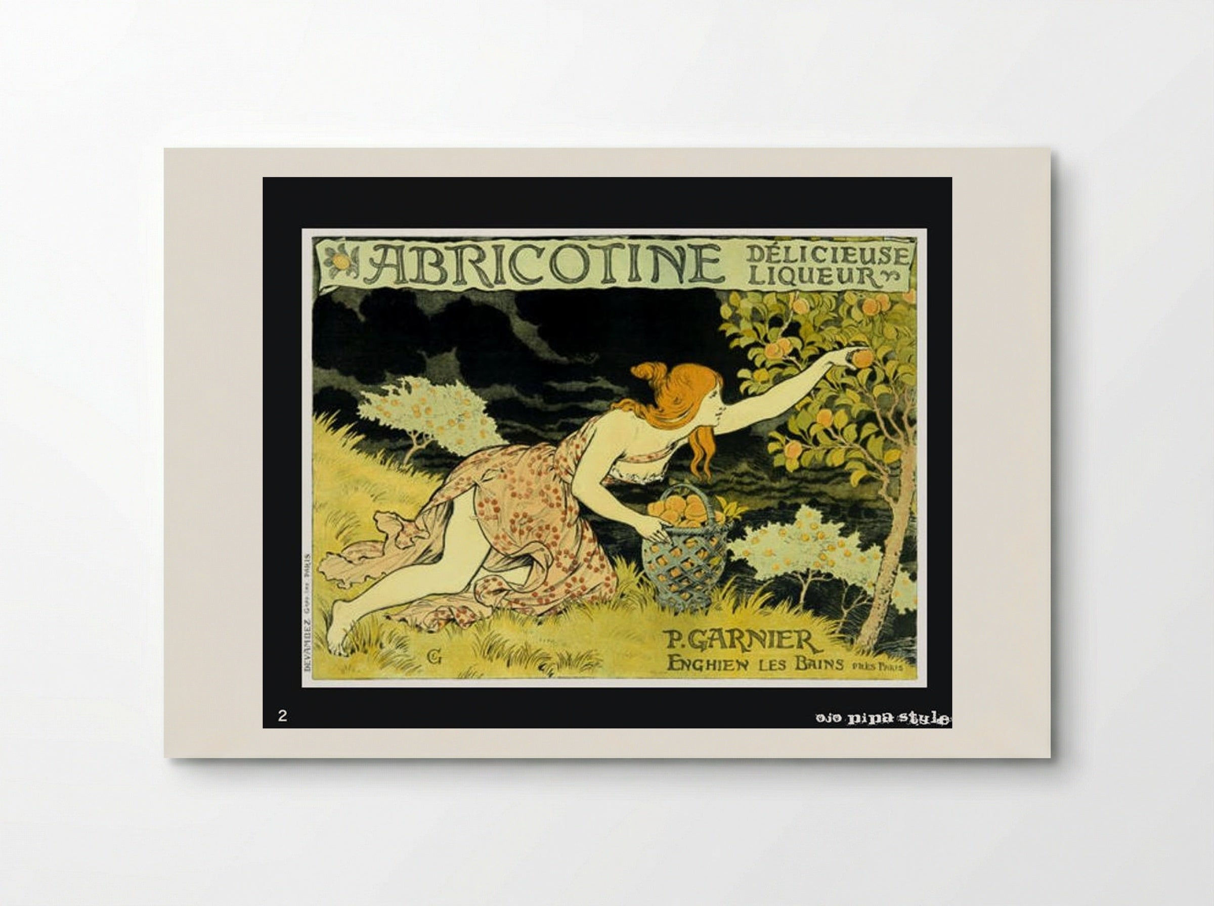 Abricotine - Eugène Grasset - Poster