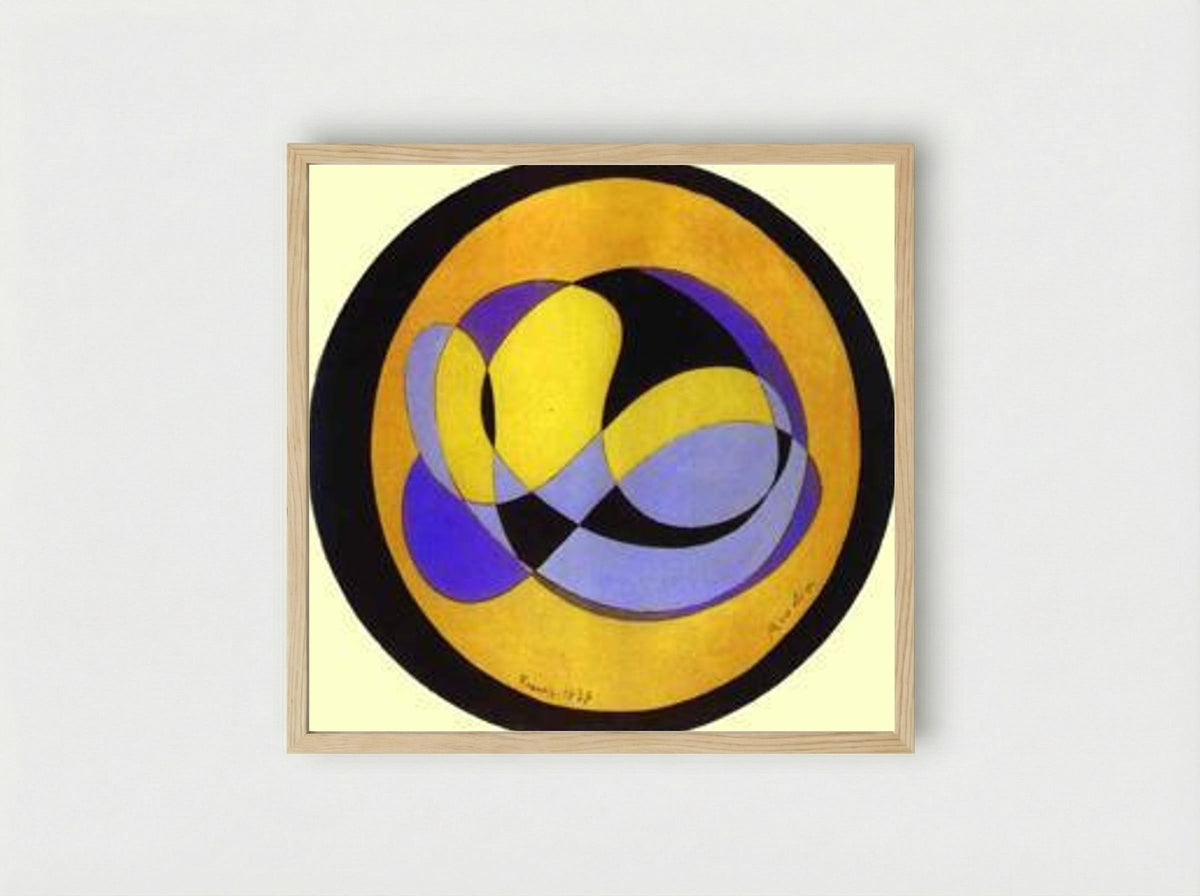Abstract Composition (Circular Form) - Francis Picabia - Framed Print Wood