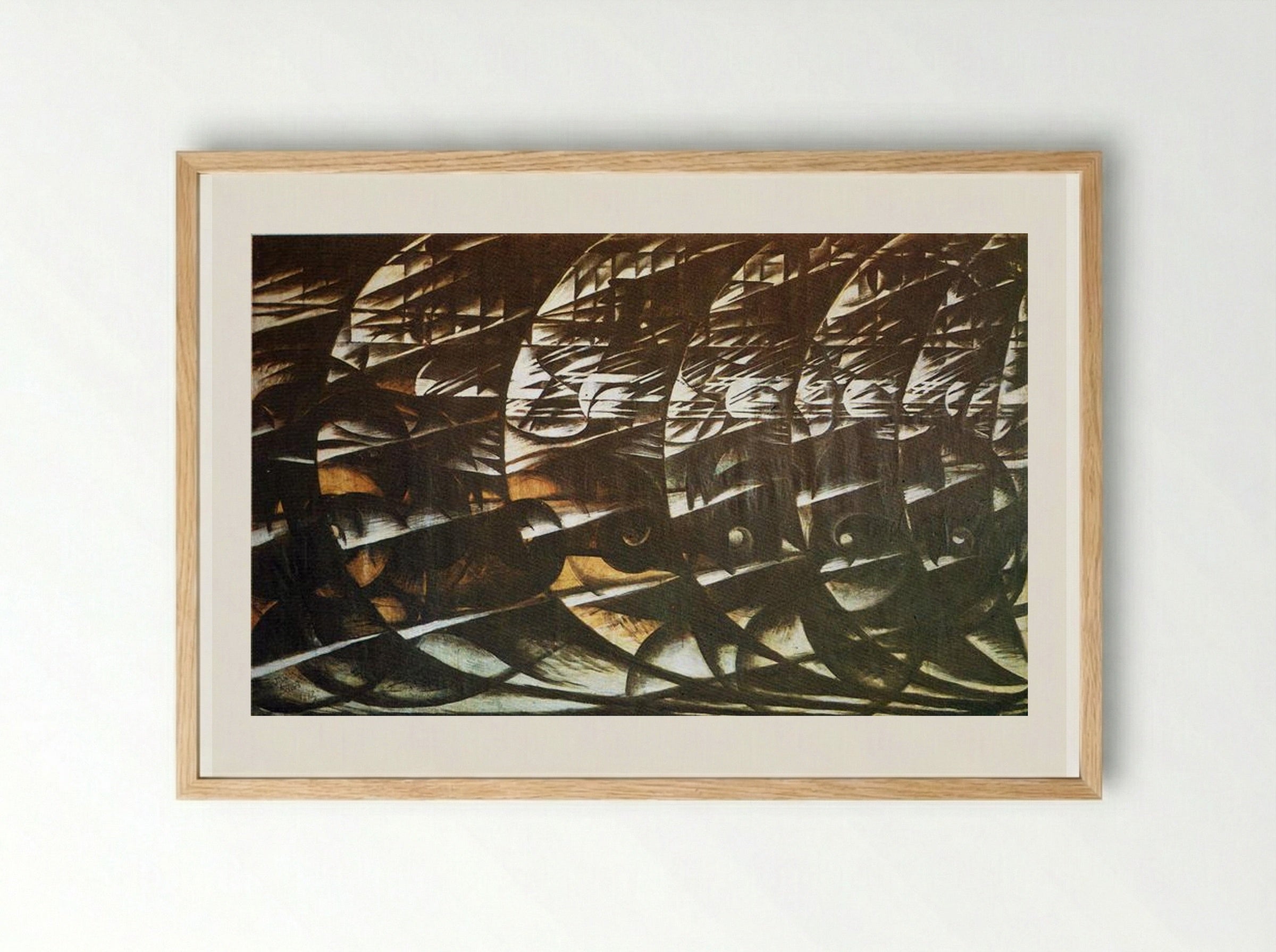 Abstract Speed - Giacomo Balla - Framed Print Wood