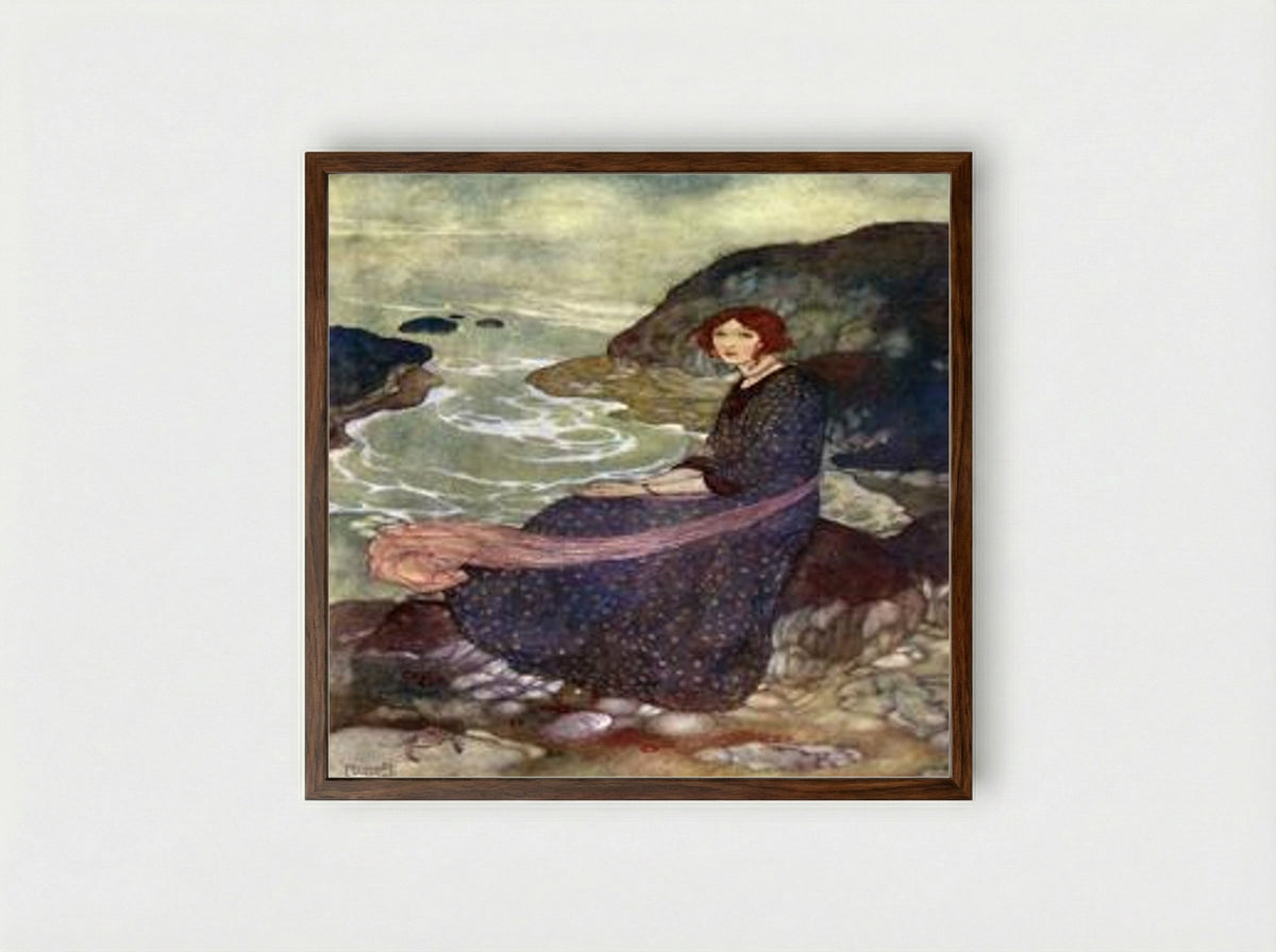 Abysm of Time (from The Tempest) - Edmund Dulac - Framed Print Dark Wood