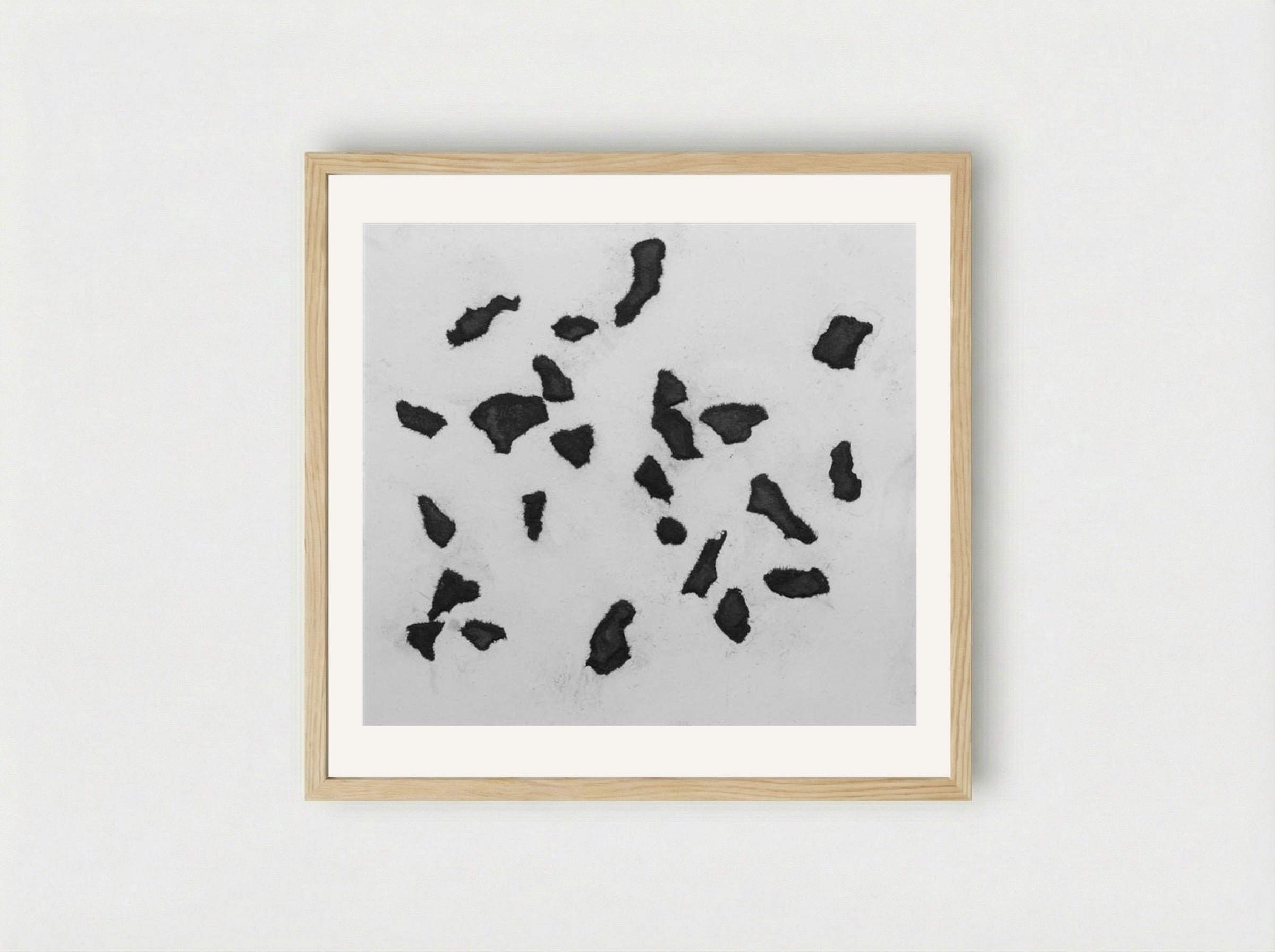 According to the Laws of Chance - Jean Arp - Framed Print Wood
