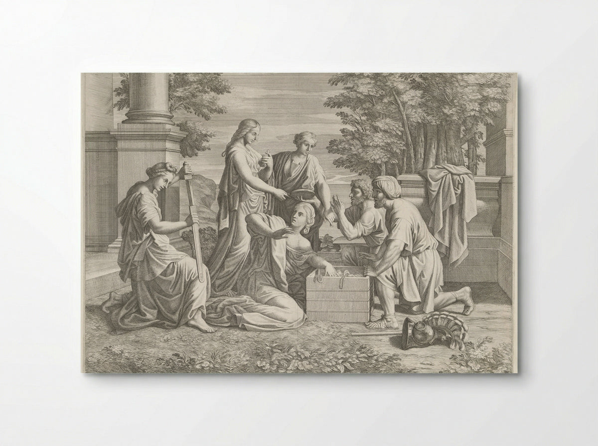 Achilles Discovered Among the Daughters of Lycomedes - Pietro del Po - Poster
