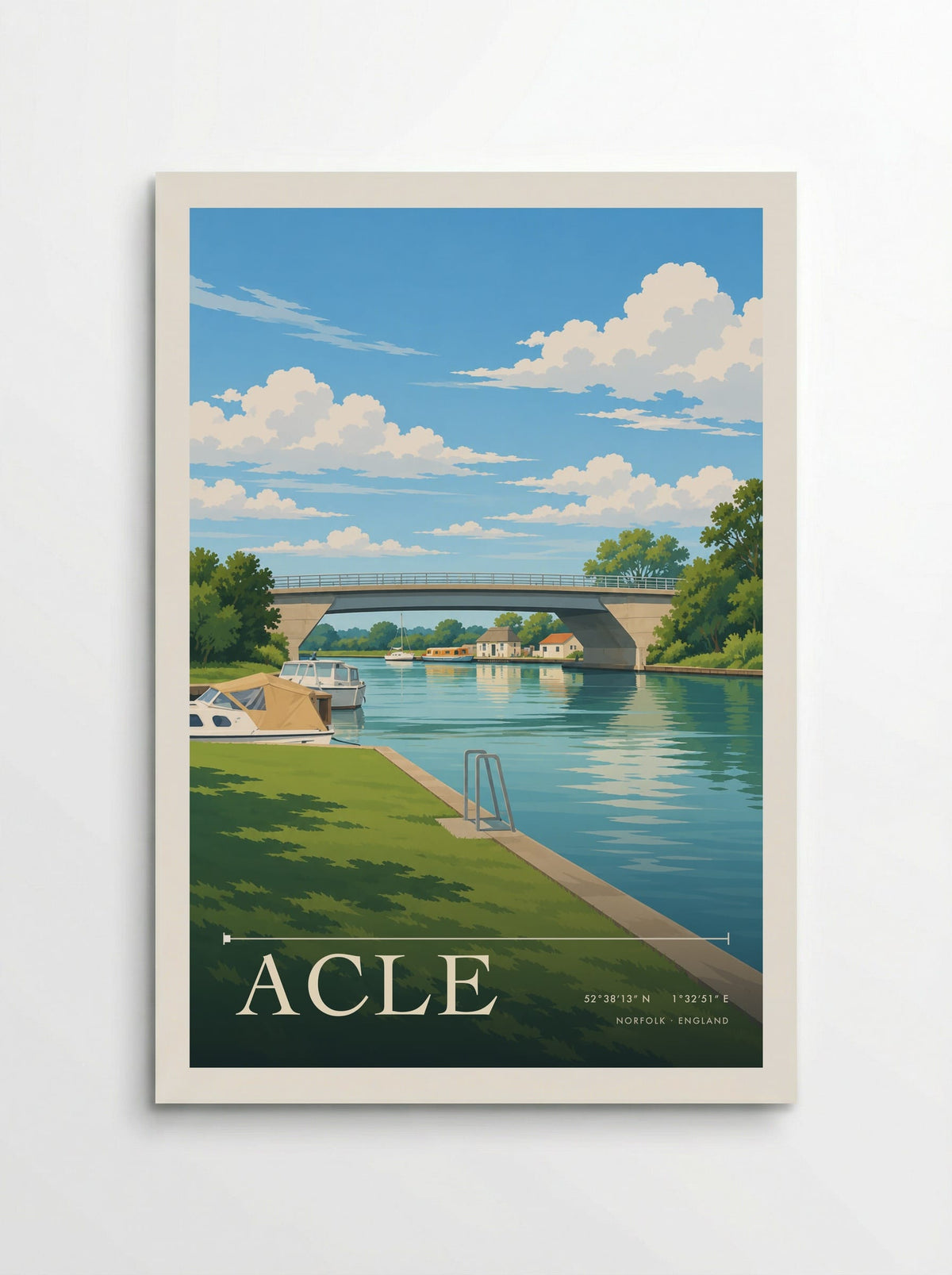 Acle, Norfolk | Travel Poster - Poster
