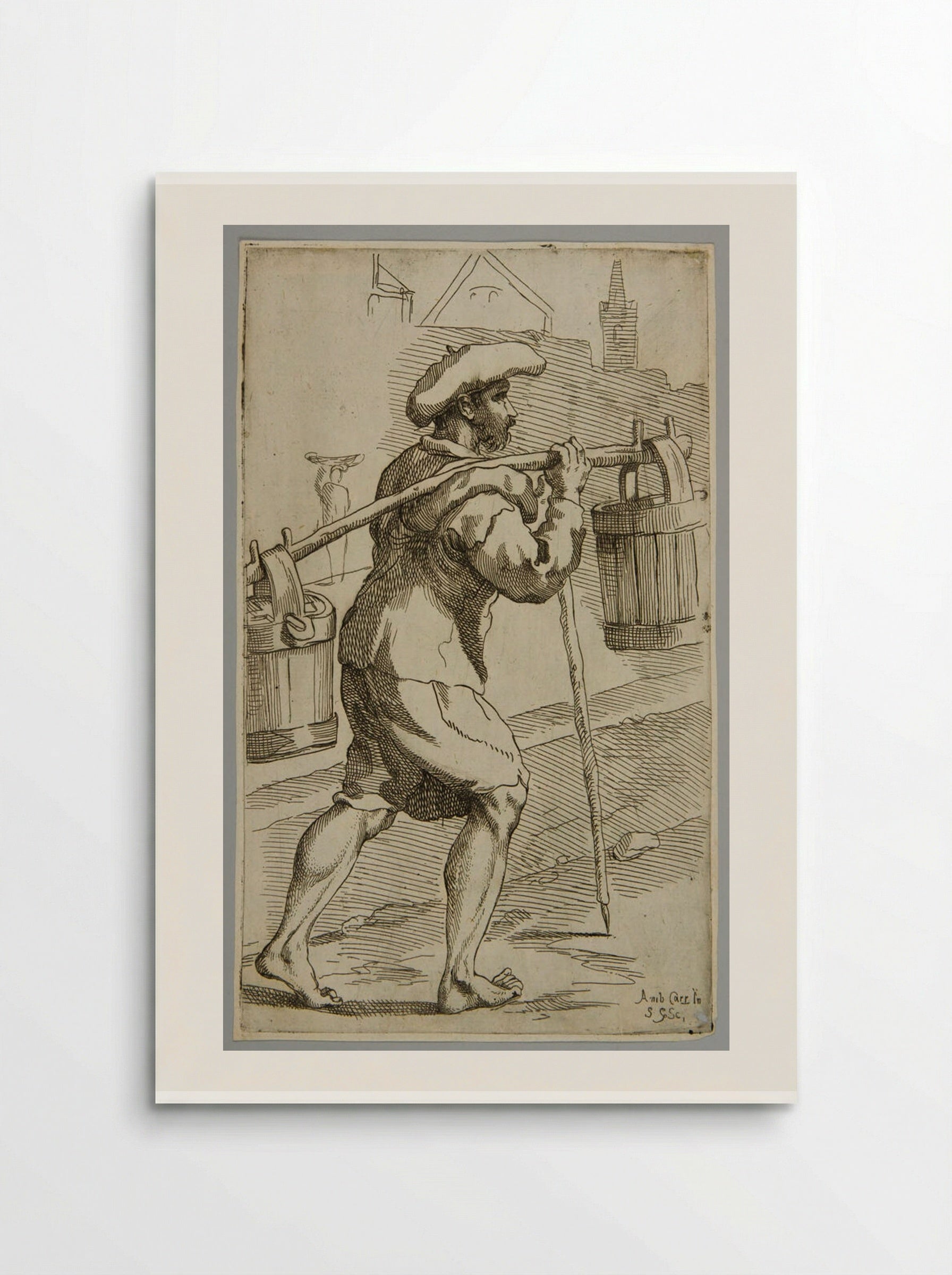 Acquarolo d'acqua del Reno, Plate 10 - Simon Guillain - Poster