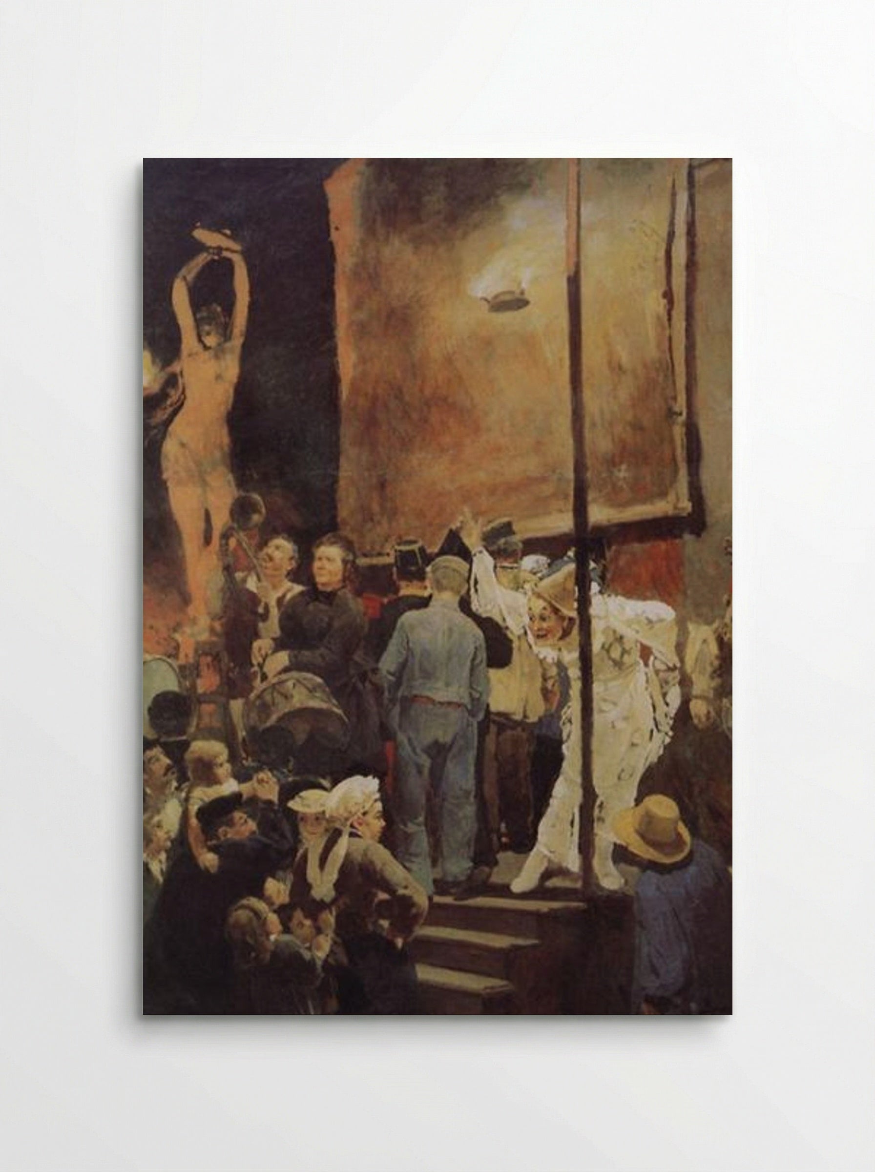 Acrobats (On a holiday near Paris) - Viktor Vasnetsov - Poster
