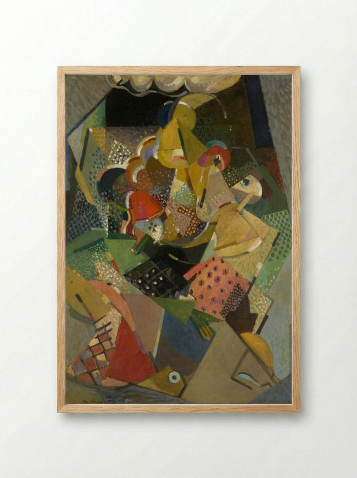 Acrobats - Albert Gleizes - Framed Print Wood