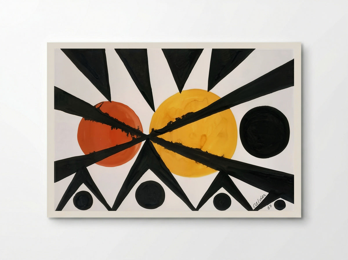 Across the Orange Moons - Alexander Calder