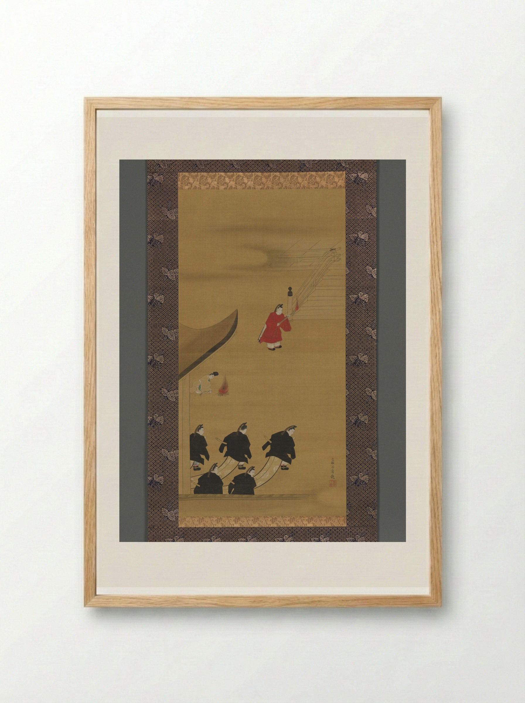 Activities of the Twelve Months - Sakai Hōitsu - Framed Print Wood