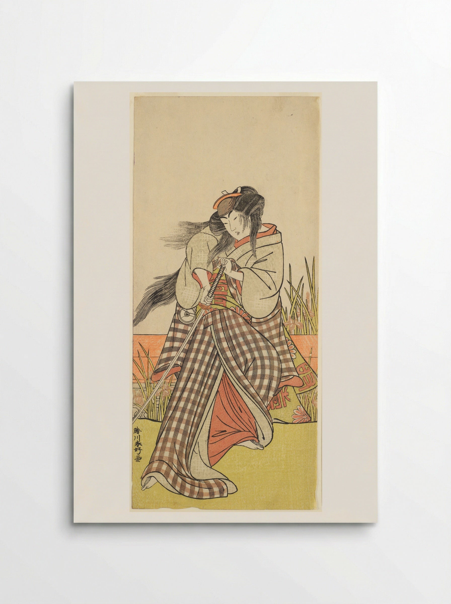 Actor Iwai Hanshirō IV as Onaka - Katsukawa Shunkō - Poster