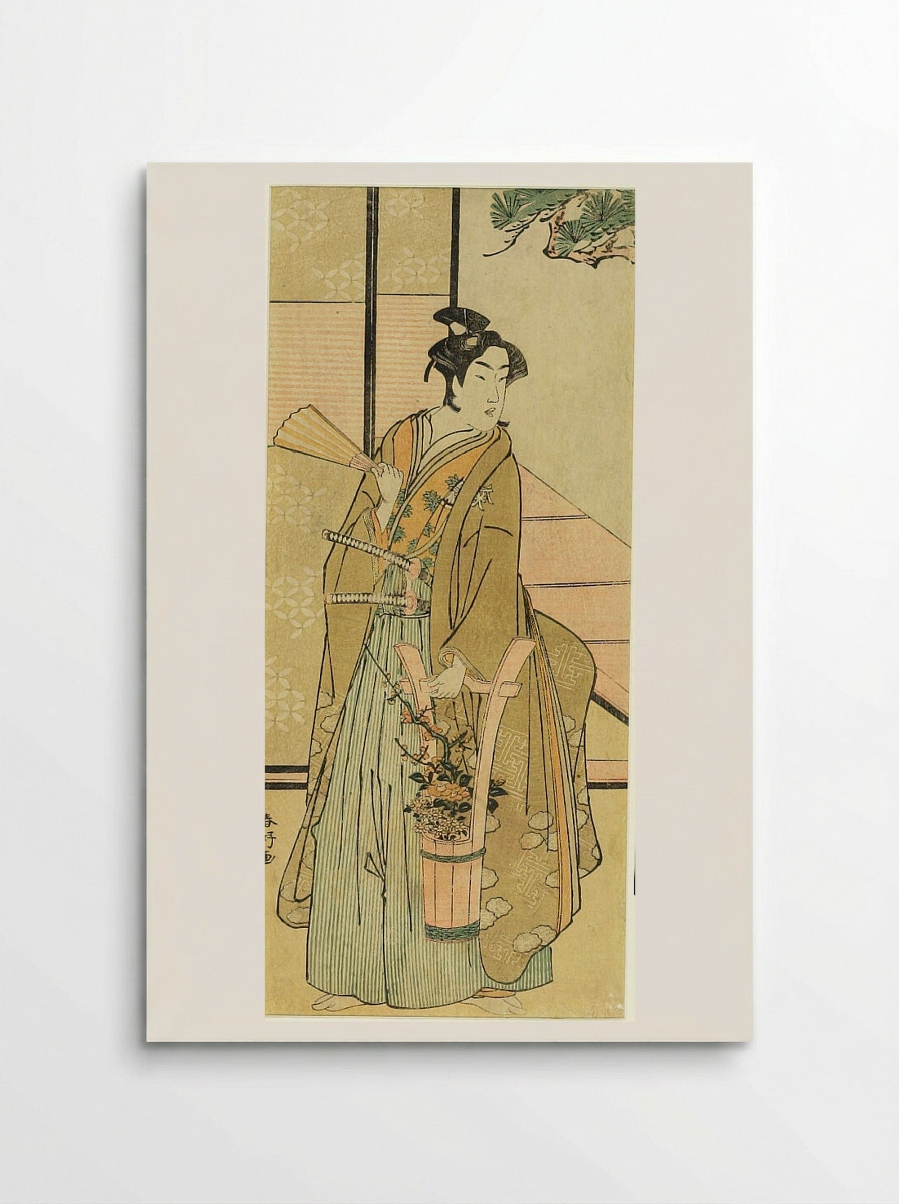 Actor Nakamura Kumetaro as a Kosho - Katsukawa Shunkō - Poster