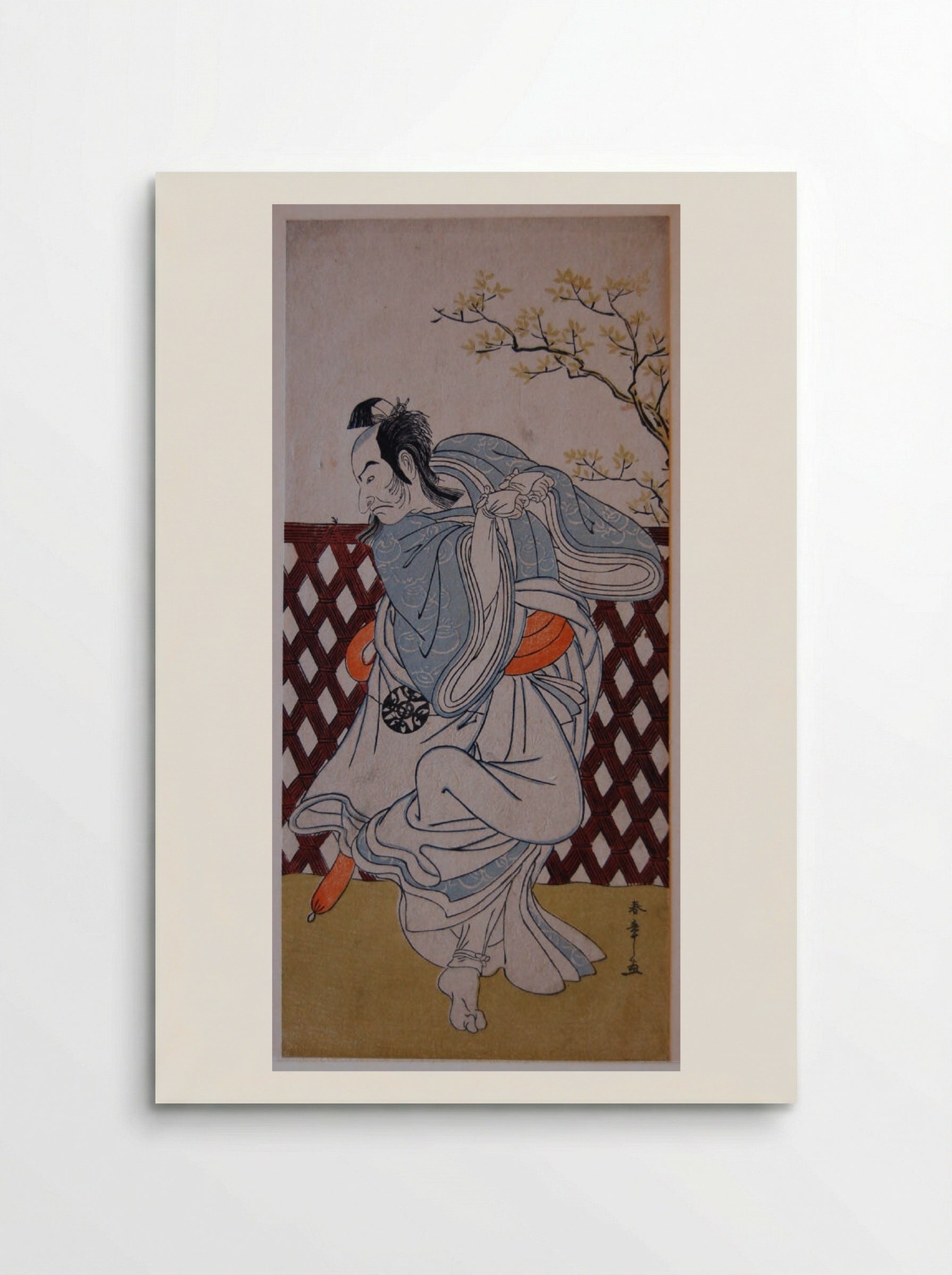 Actor Nakamura Nakazō 1st as Sakon-gitsune - Katsukawa Shunshō - Poster