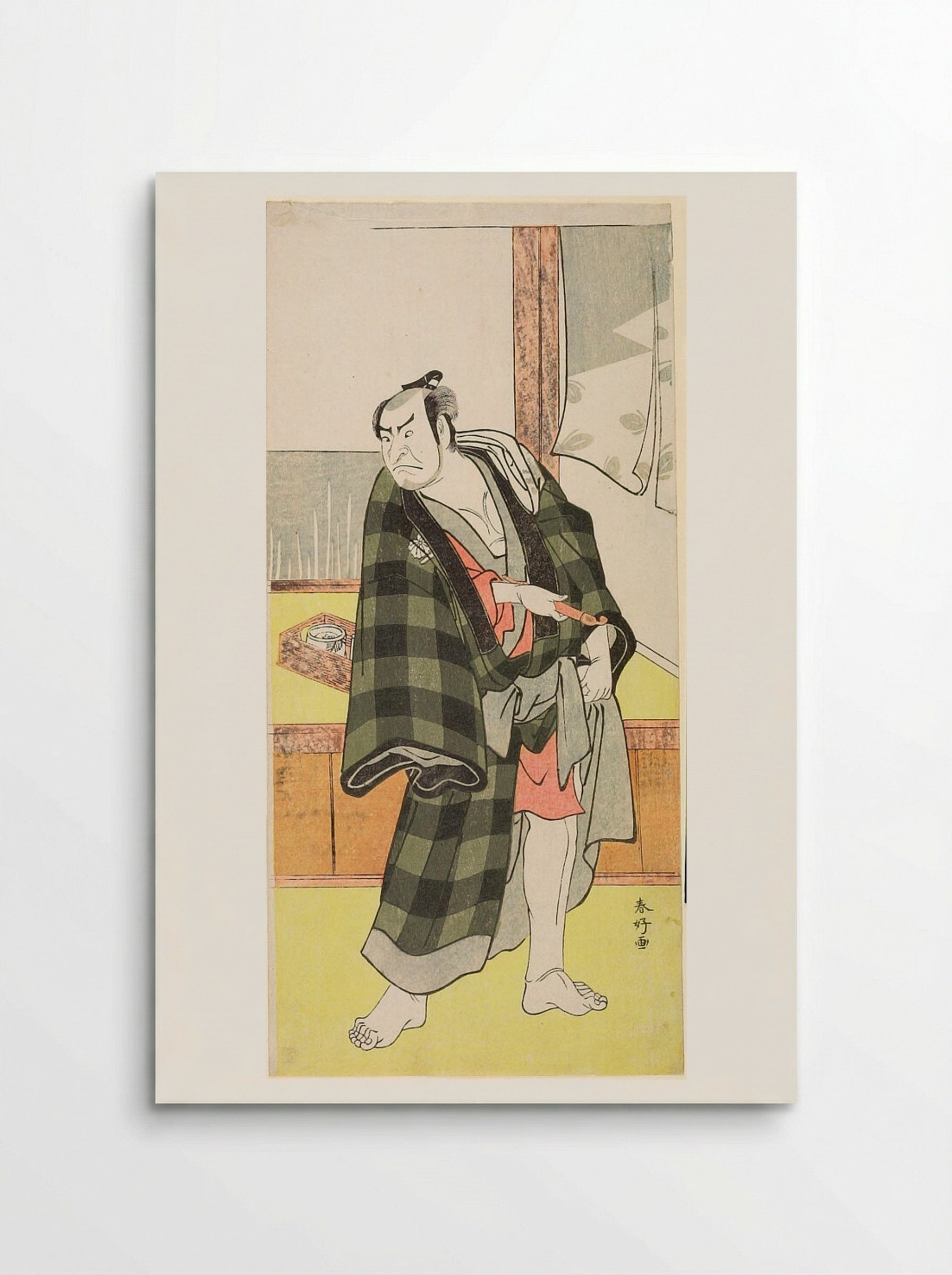Actor Nakamura Nakazō as an Otokodate - Katsukawa Shunkō - Poster