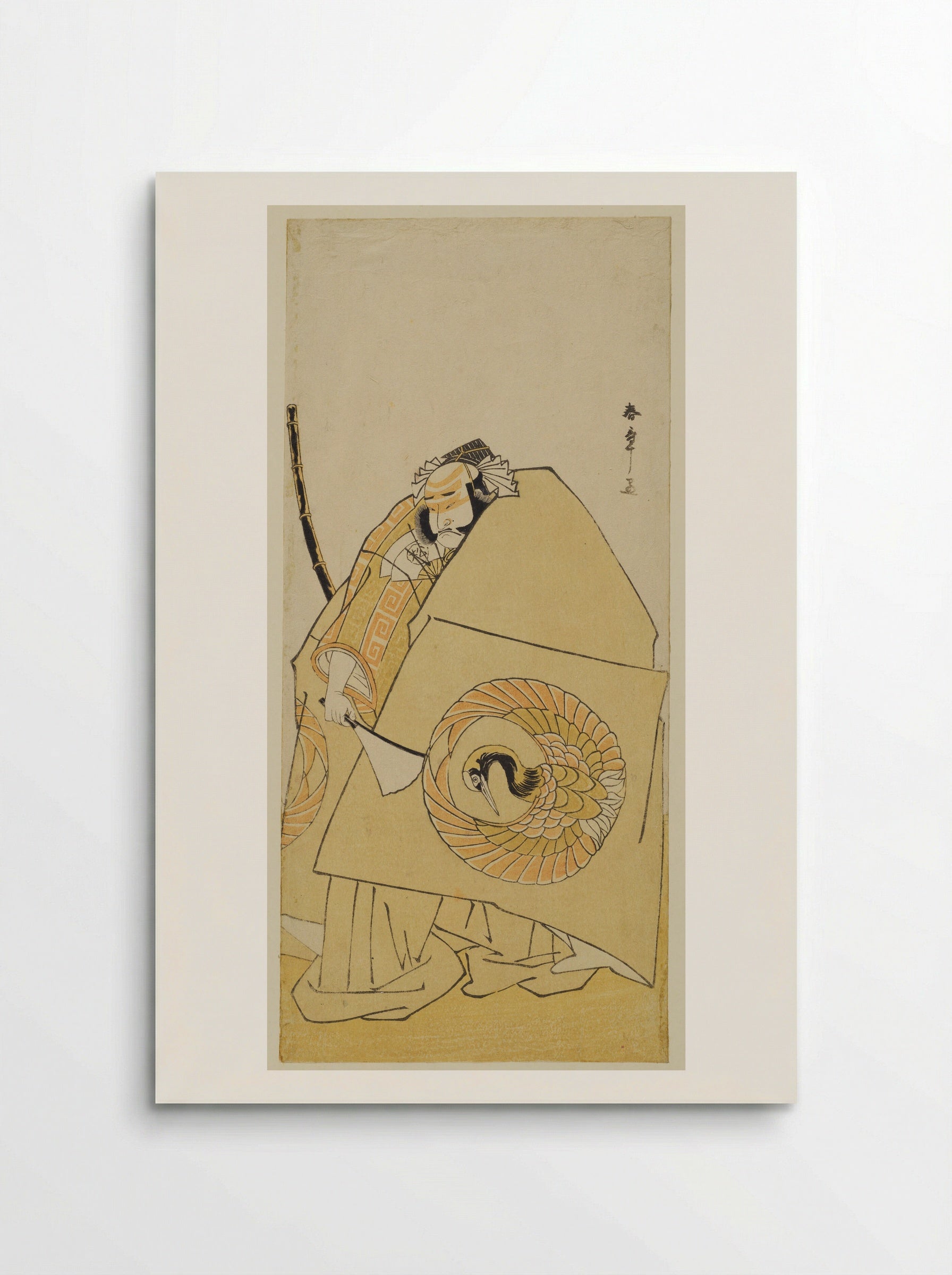 Actor Onoe Matsusuke I as Asahina - Katsukawa Shunshō - Poster