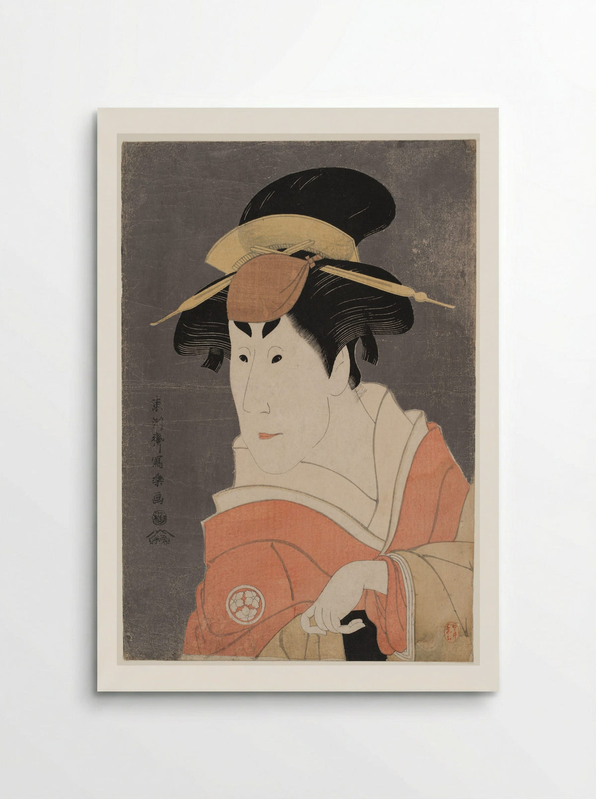 Actor Osagawa Tsuneyo 2nd - Tōshūsai Sharaku - Poster