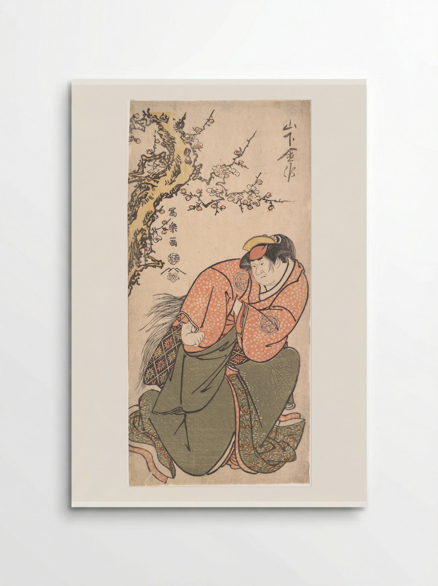 Actor Yamashita Kinsaku II as Sadato's Wife Iwate - Tōshūsai Sharaku - Poster