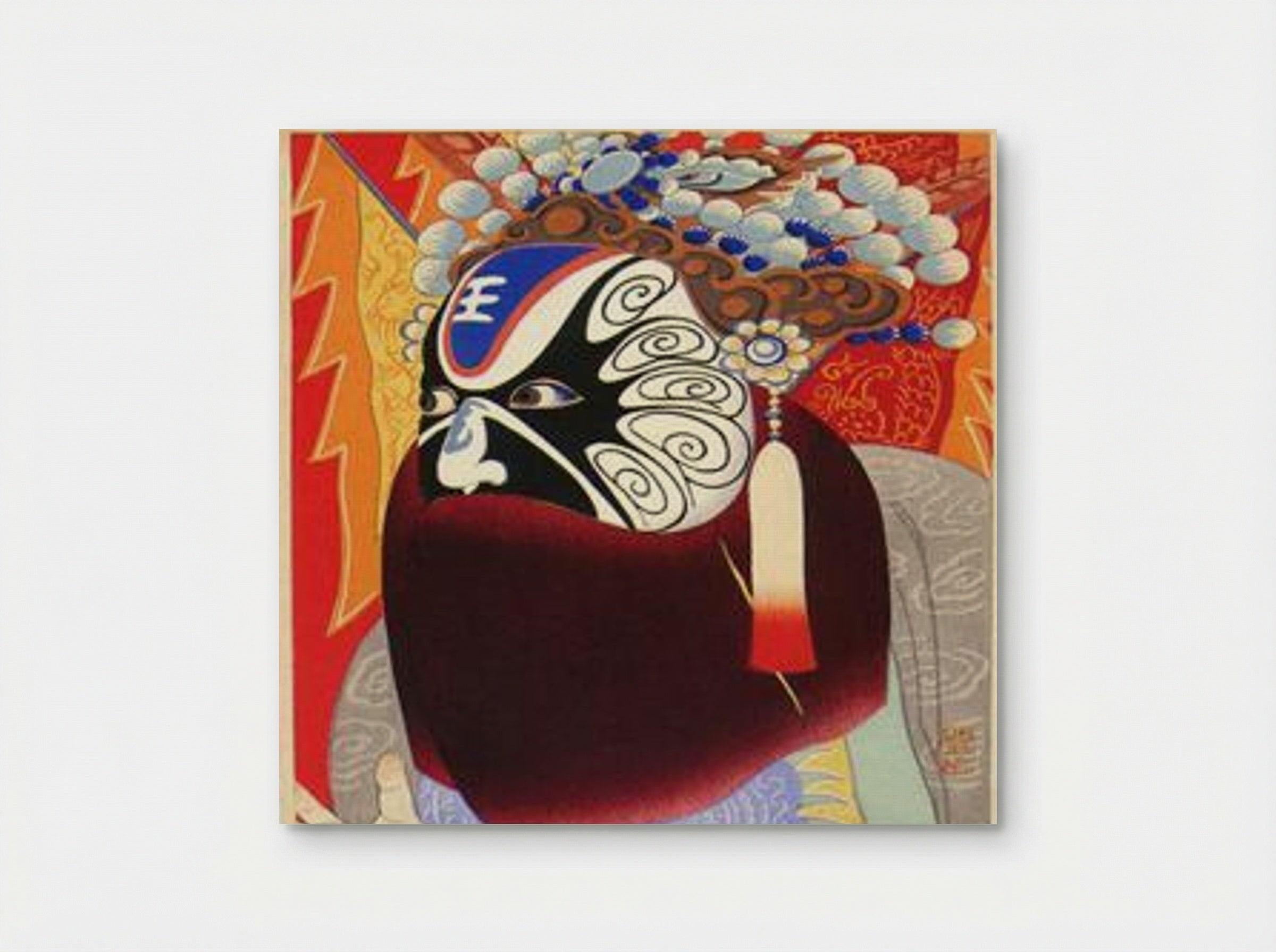 Actor in Chinese Play - Yamamura Toyonari - Poster