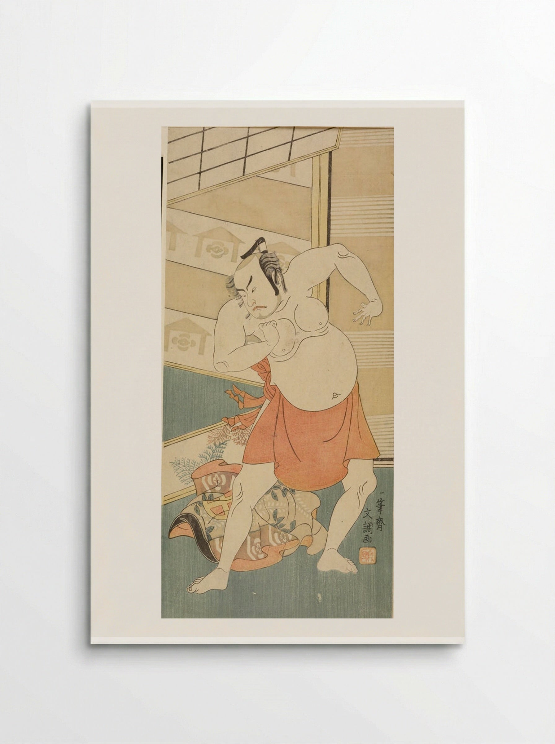 Actor Ōtani Hiroji as Kudō Suketsune - Ippitsusai Bunchō - Poster