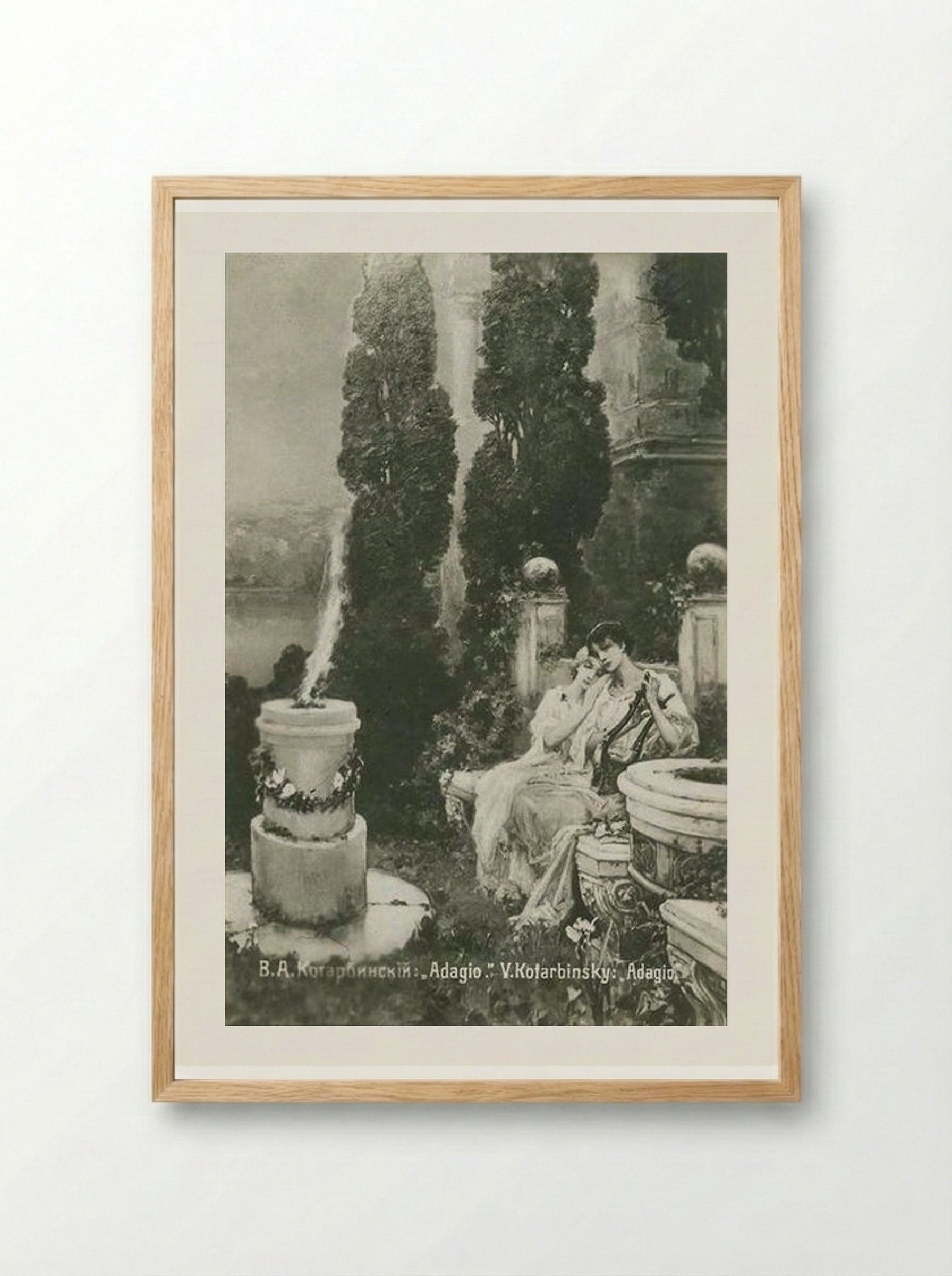 Adagio - Wilhelm Kotarbinski - Framed Print Wood