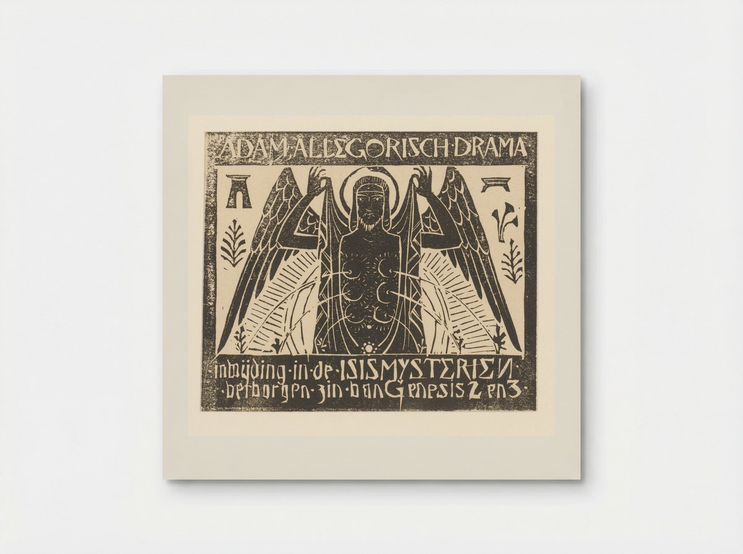 Adam, Allegorisch Drama - Mathieu Lauweriks - Poster