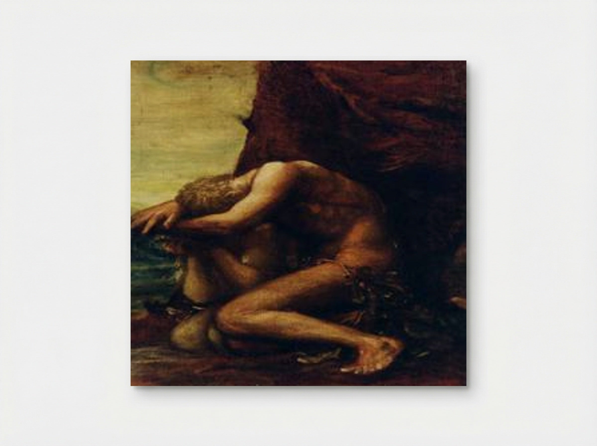 Adam and Eve - George Frederic Watts - Poster