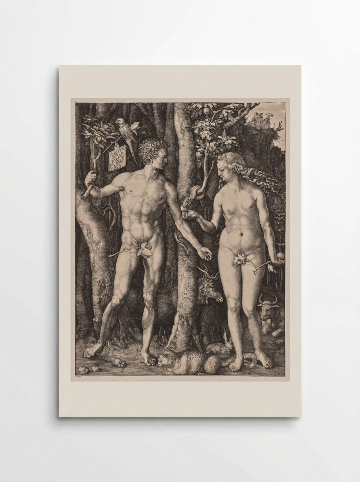 Adam and Eve - Albrecht Dürer - Poster