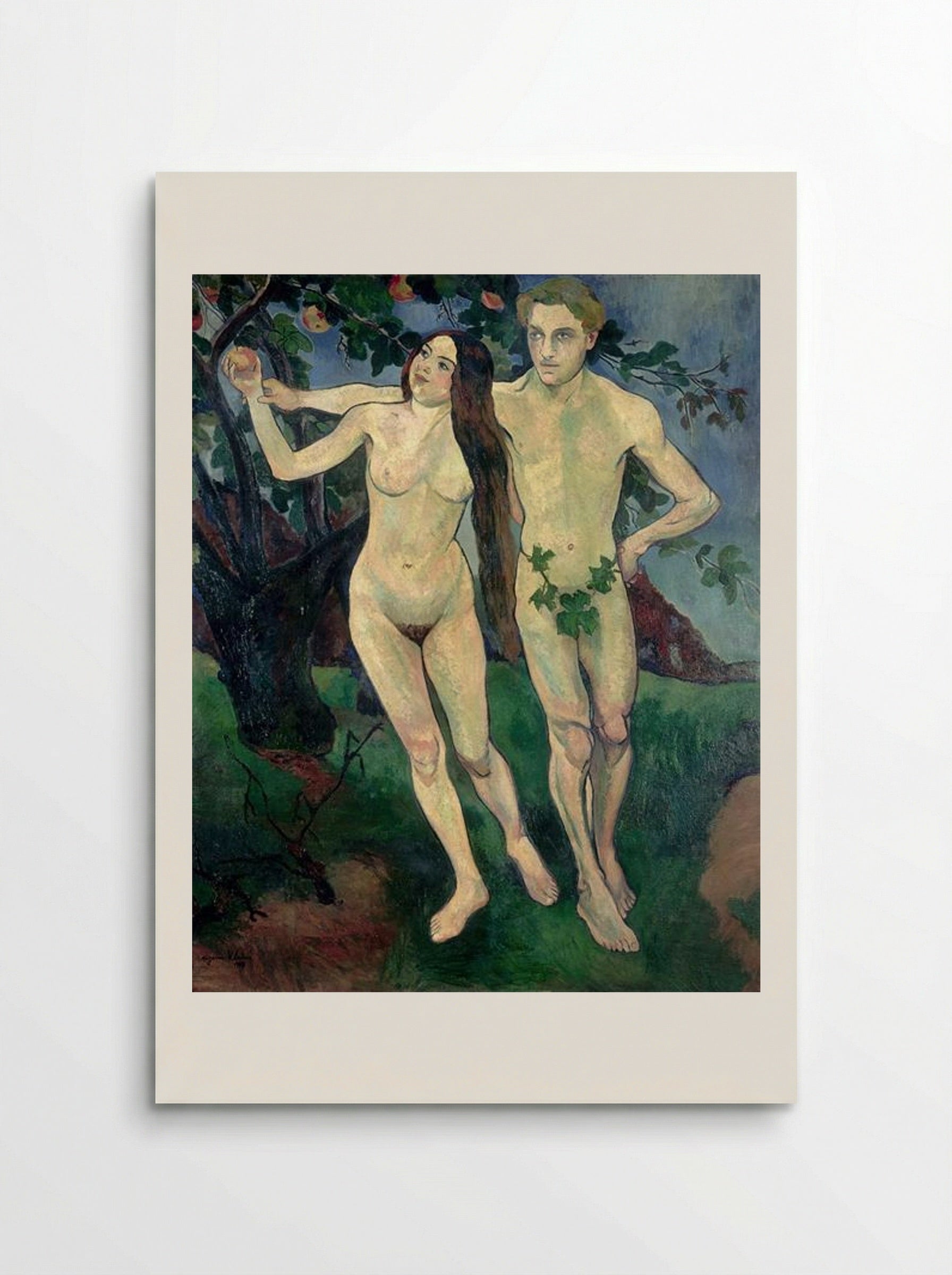 Adam and Eve - Suzanne Valadon - Poster