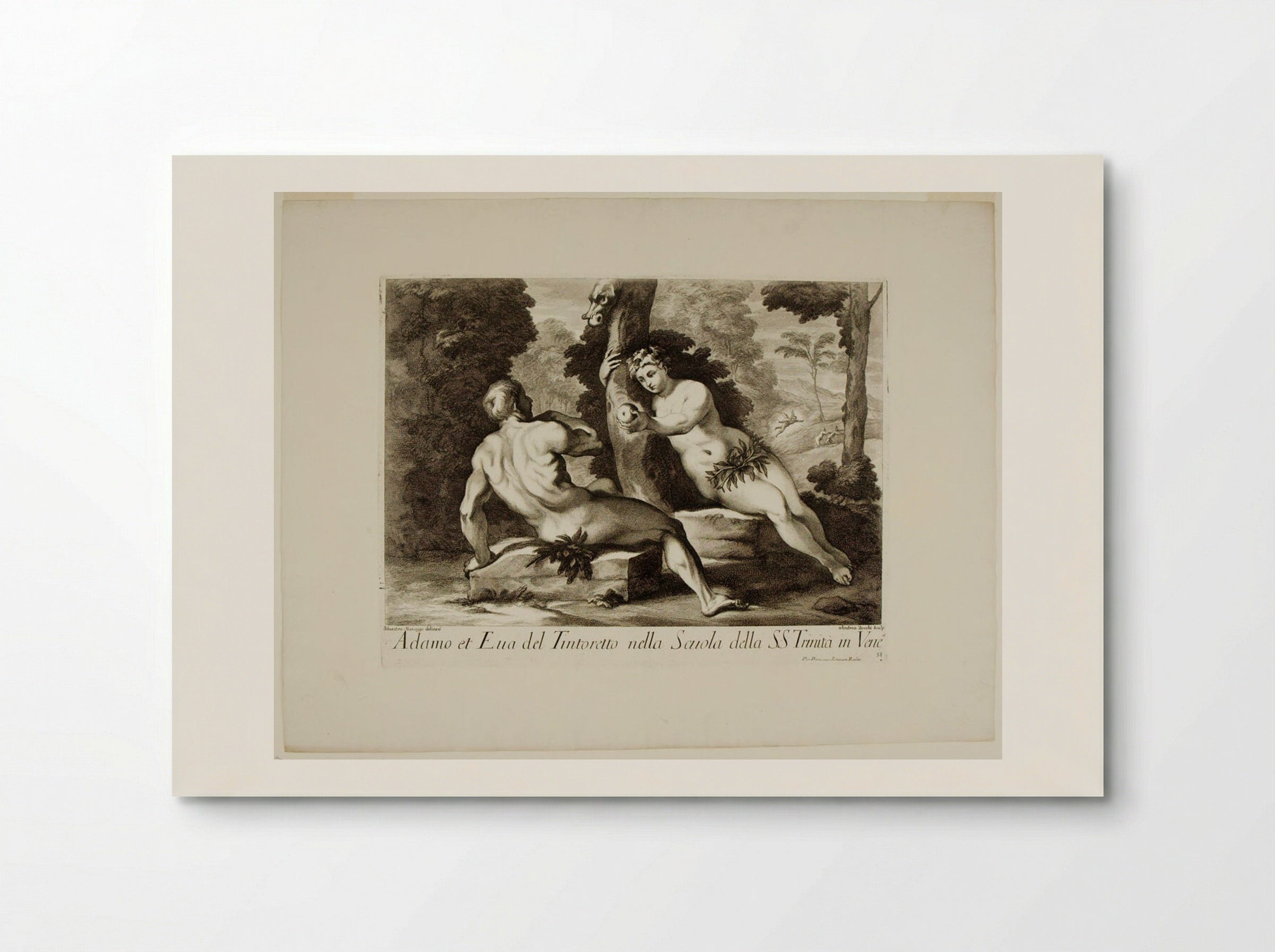 Adam and Eve - Andrea Zucchi - Poster