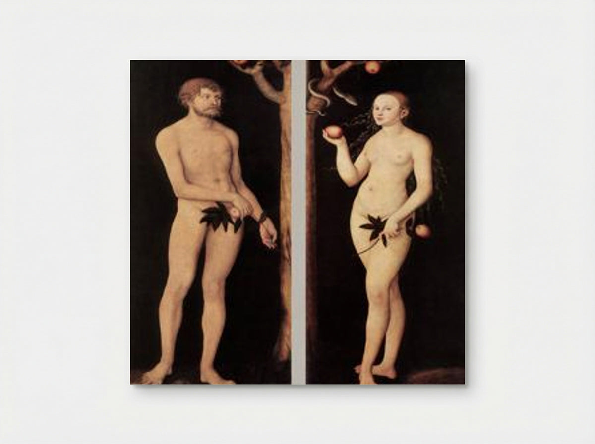 Adam and Eve - Lucas Cranach the Elder - Poster