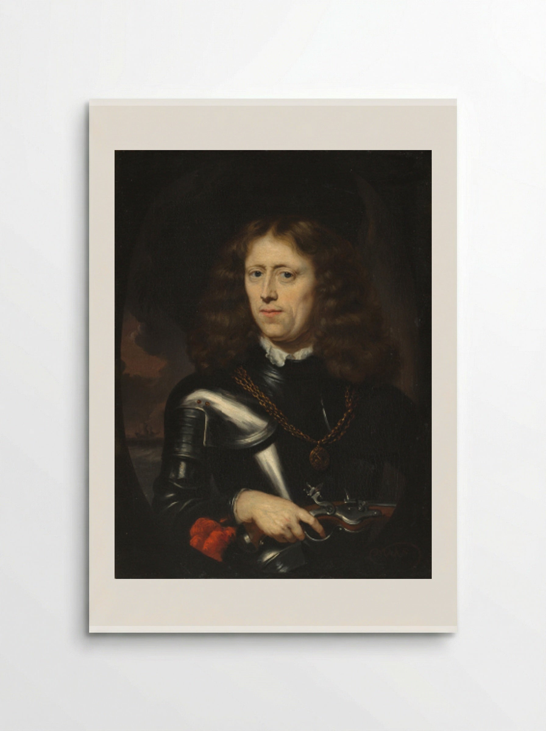 Admiral Jacob Binkes - Nicolaes Maes - Poster