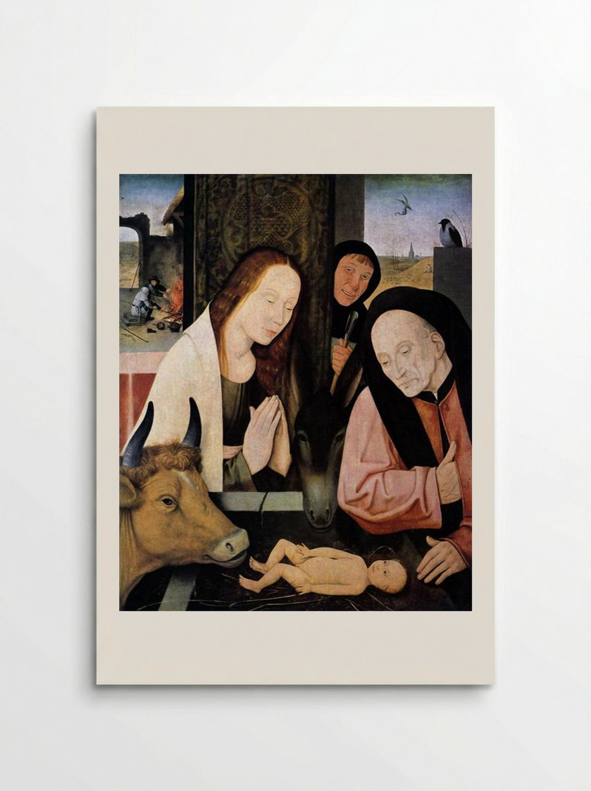 Adoration of the Child - Hieronymus Bosch - Poster