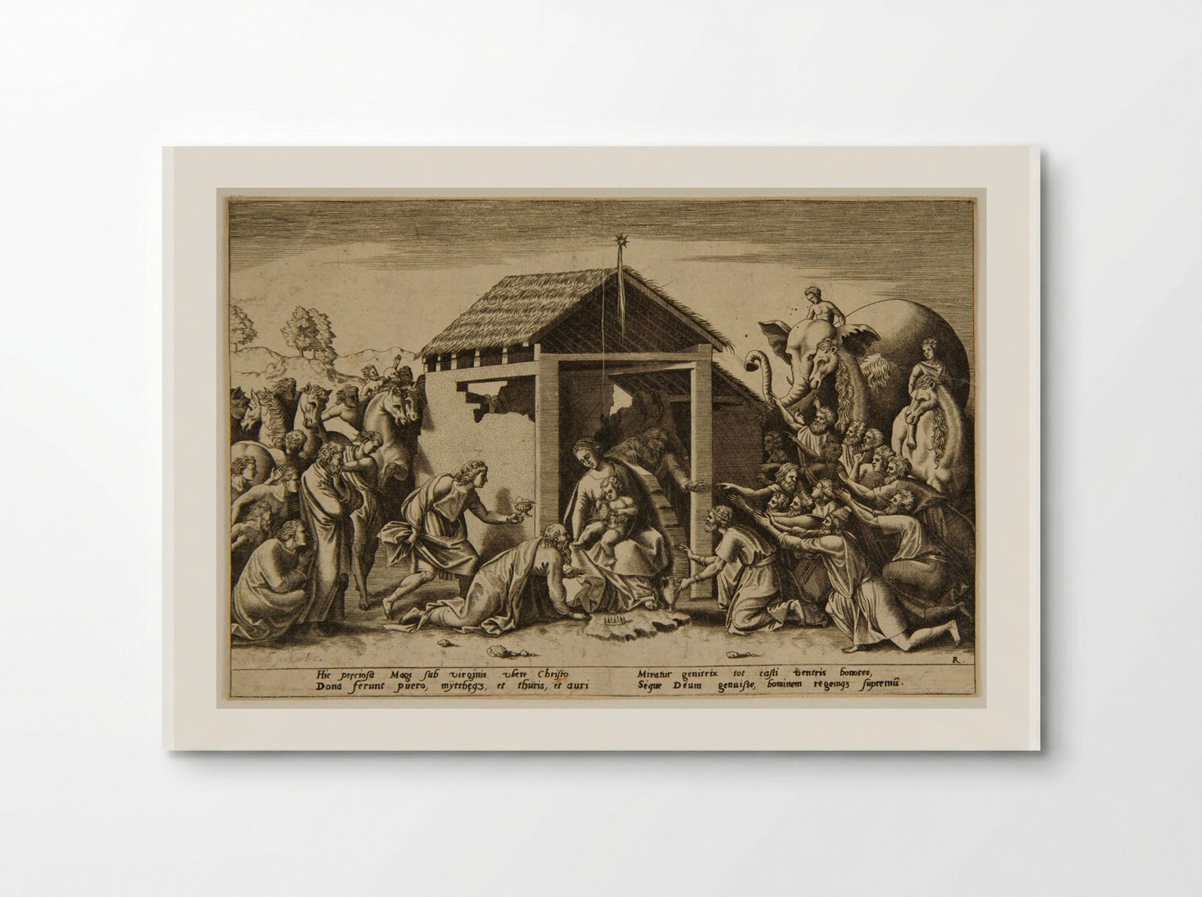 Adoration of the Kings - Hieronymus Cock - Poster