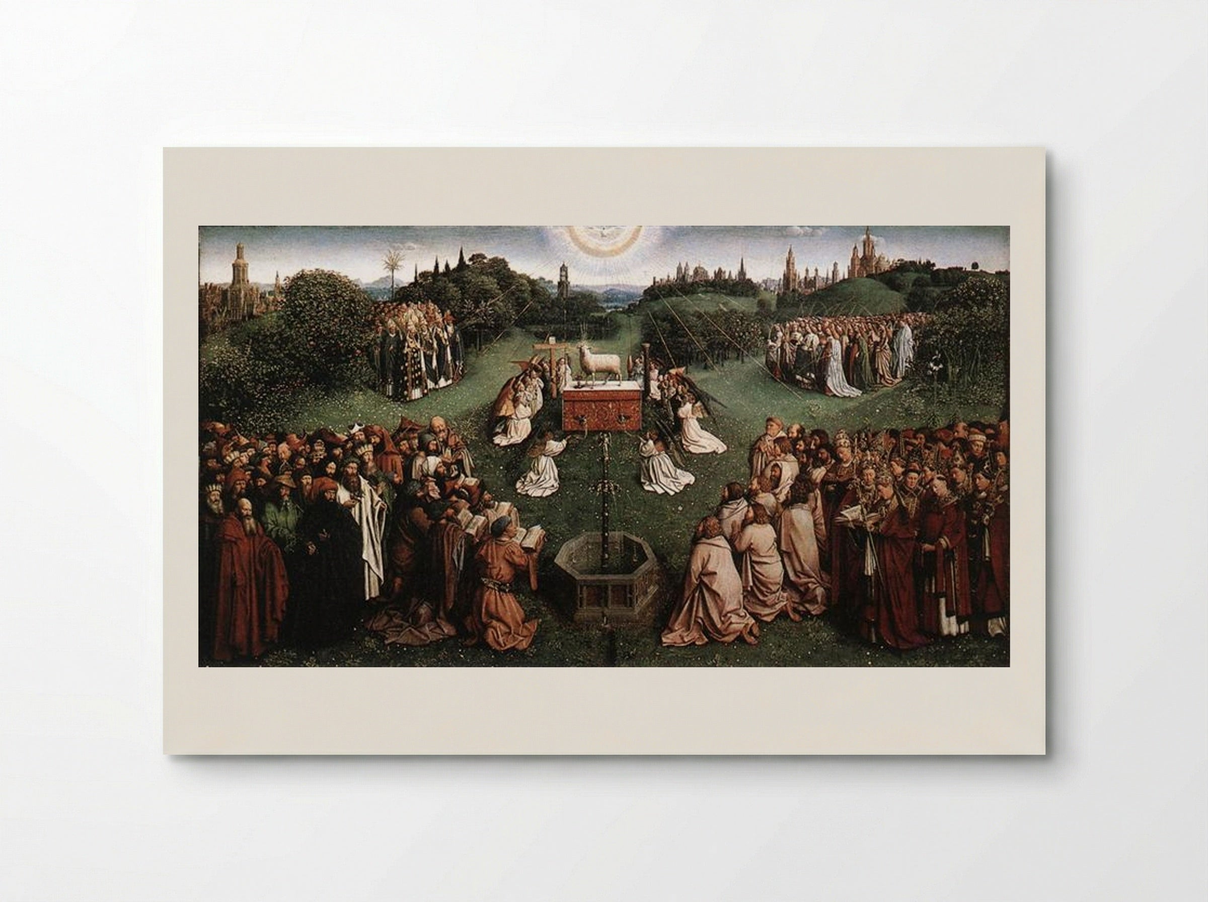 Adoration of the Lamb - Jan van Eyck - Poster