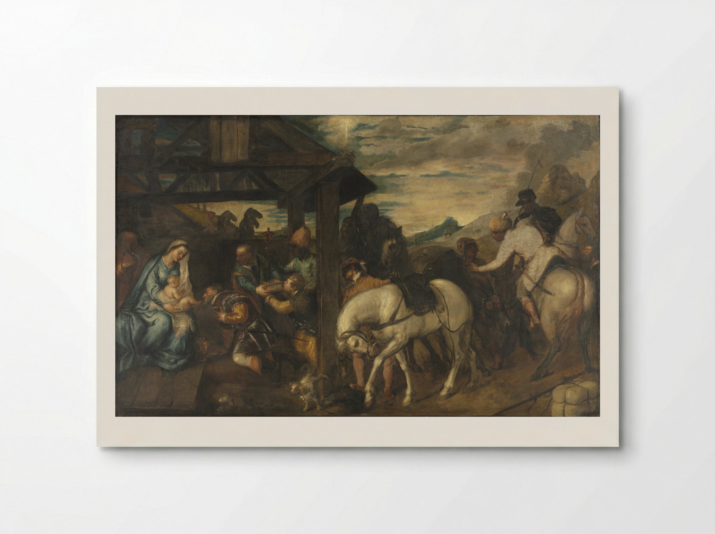 Adoration of the Magi - Titian - Poster