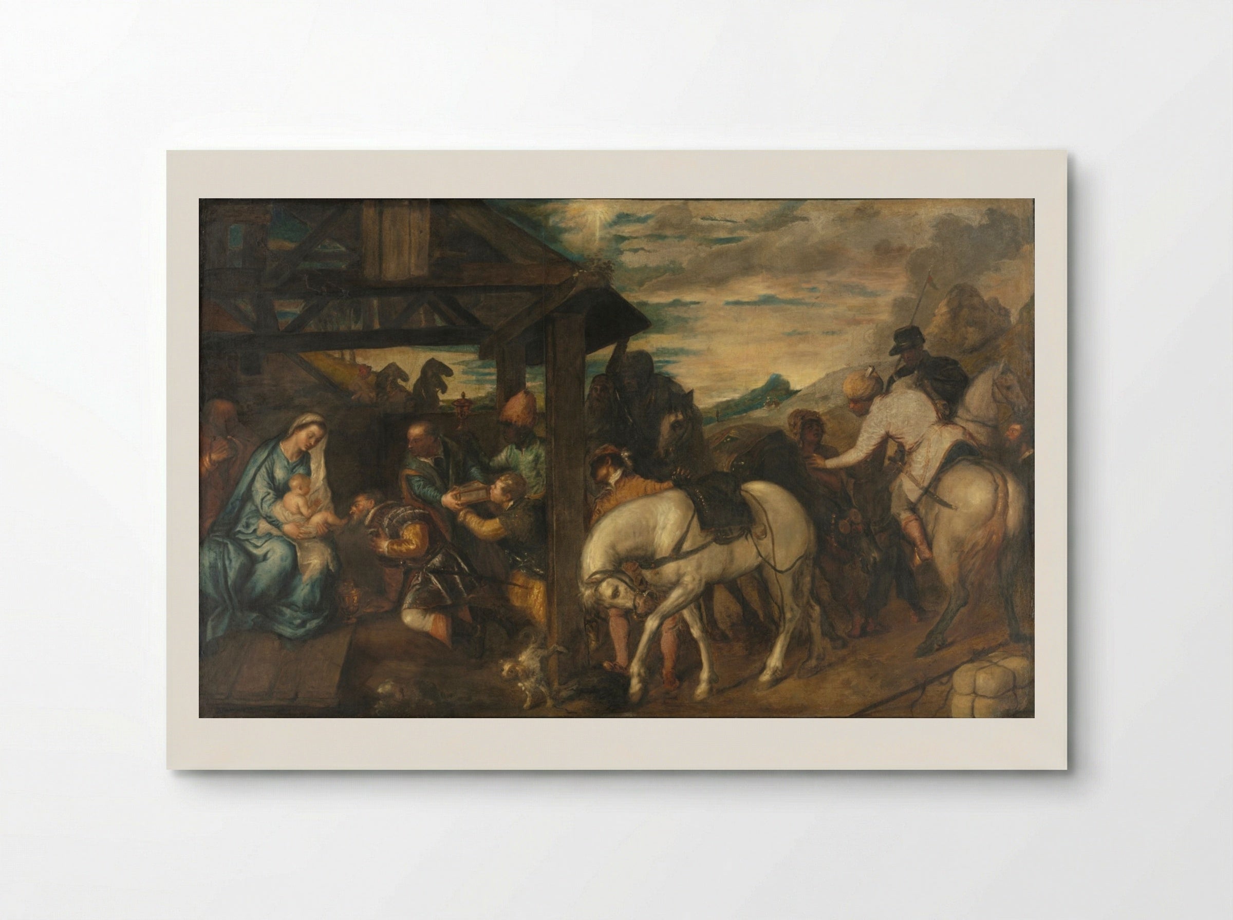 Adoration of the Magi - Titian - Poster