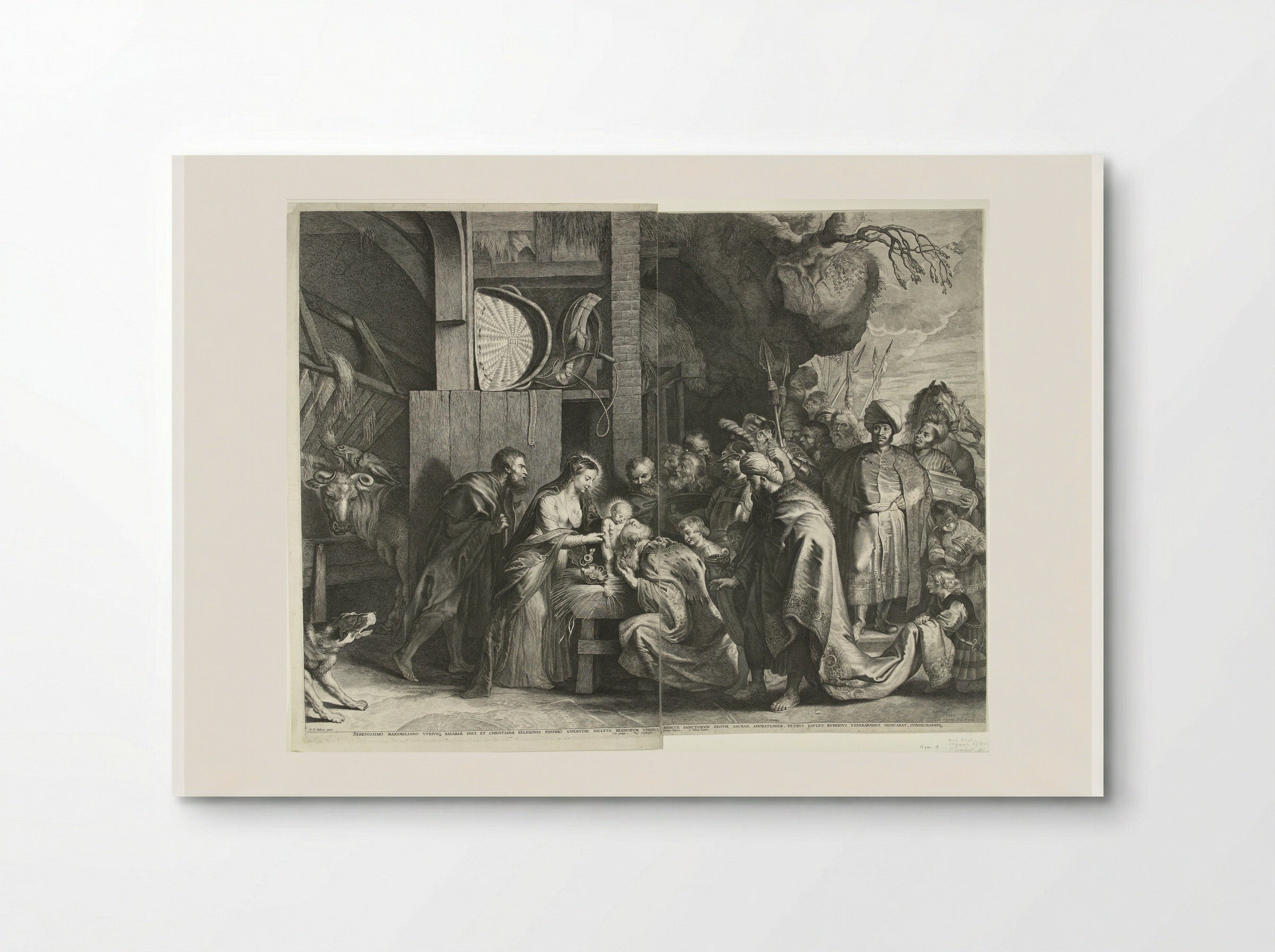 Adoration of the Magi - Lucas Vorsterman I - Poster